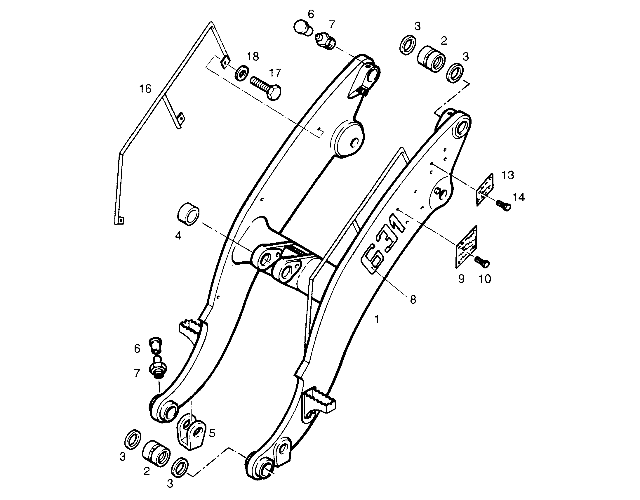 РУЧКА 9795878 LIEBHERR