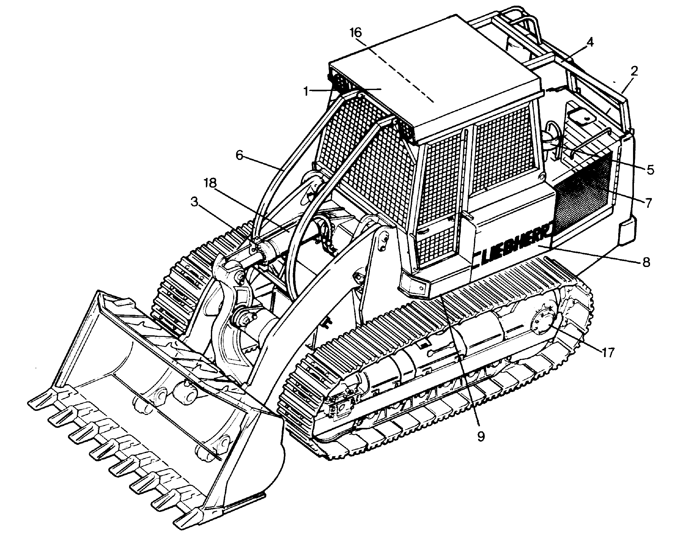 ЩИТОК 9036523 LIEBHERR