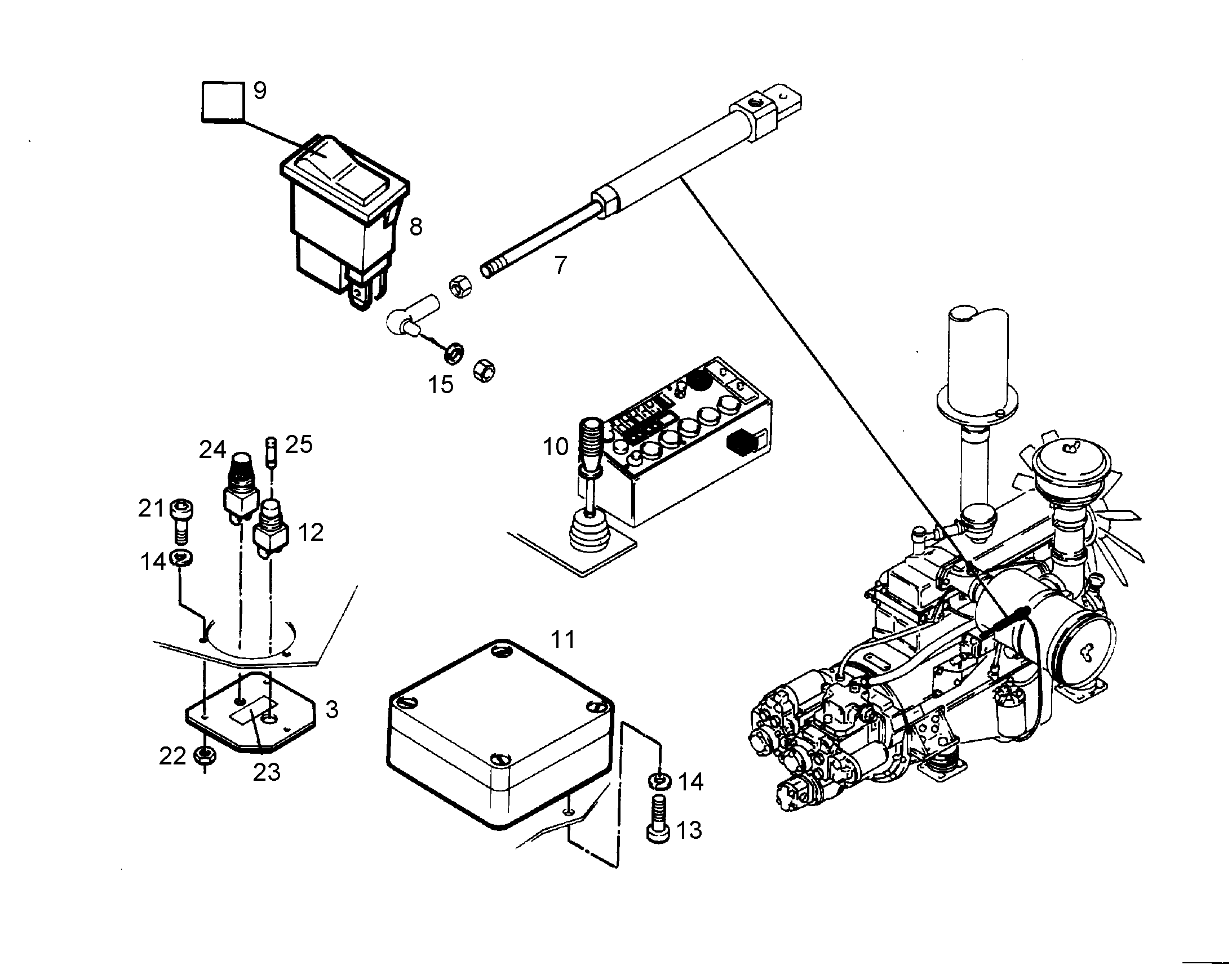 НАКЛЕЙКА 9032819 LIEBHERR
