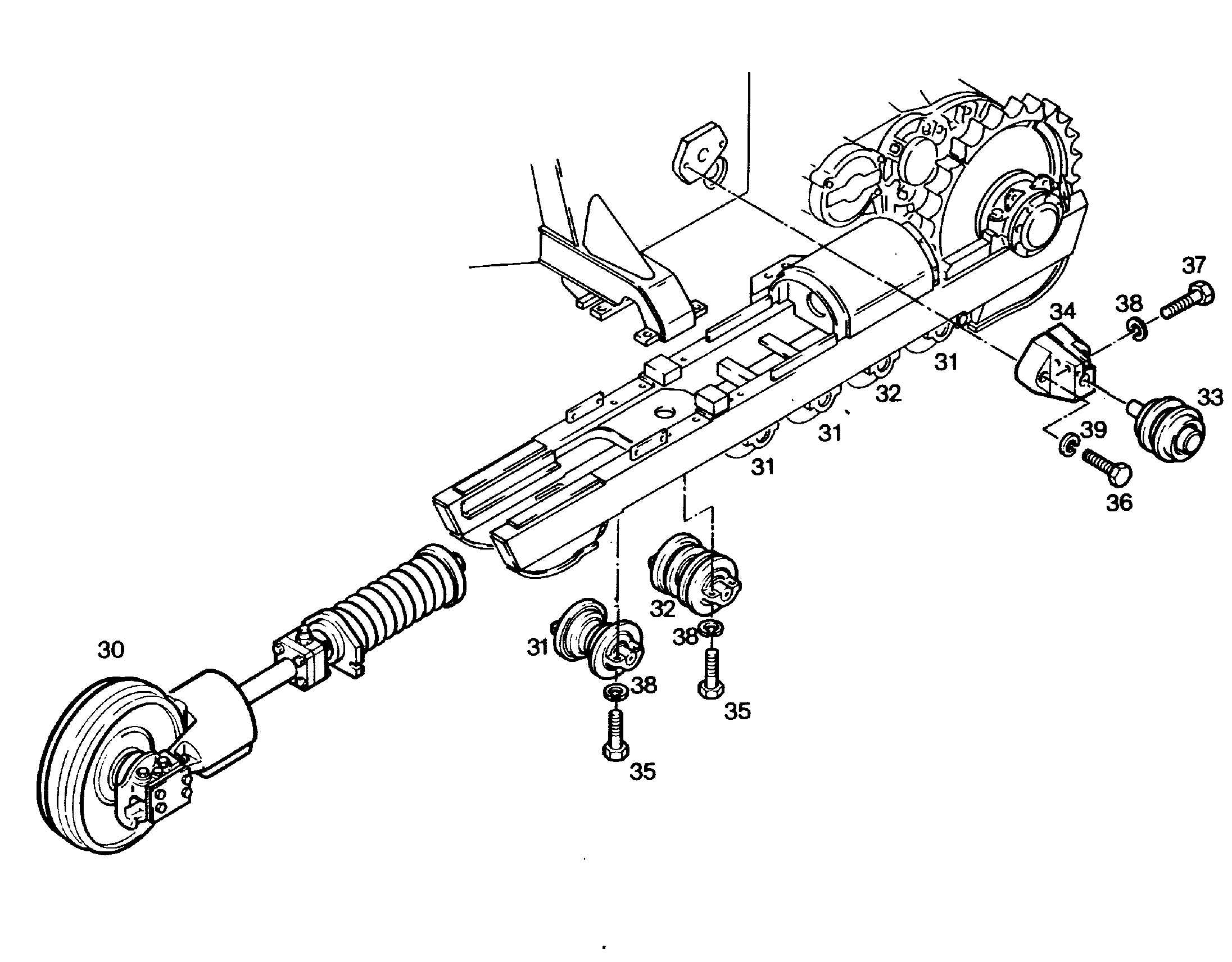КОЛЕСО НАПРАВЛЯЮЩЕЕ В СБОРЕ 9058559 LIEBHERR