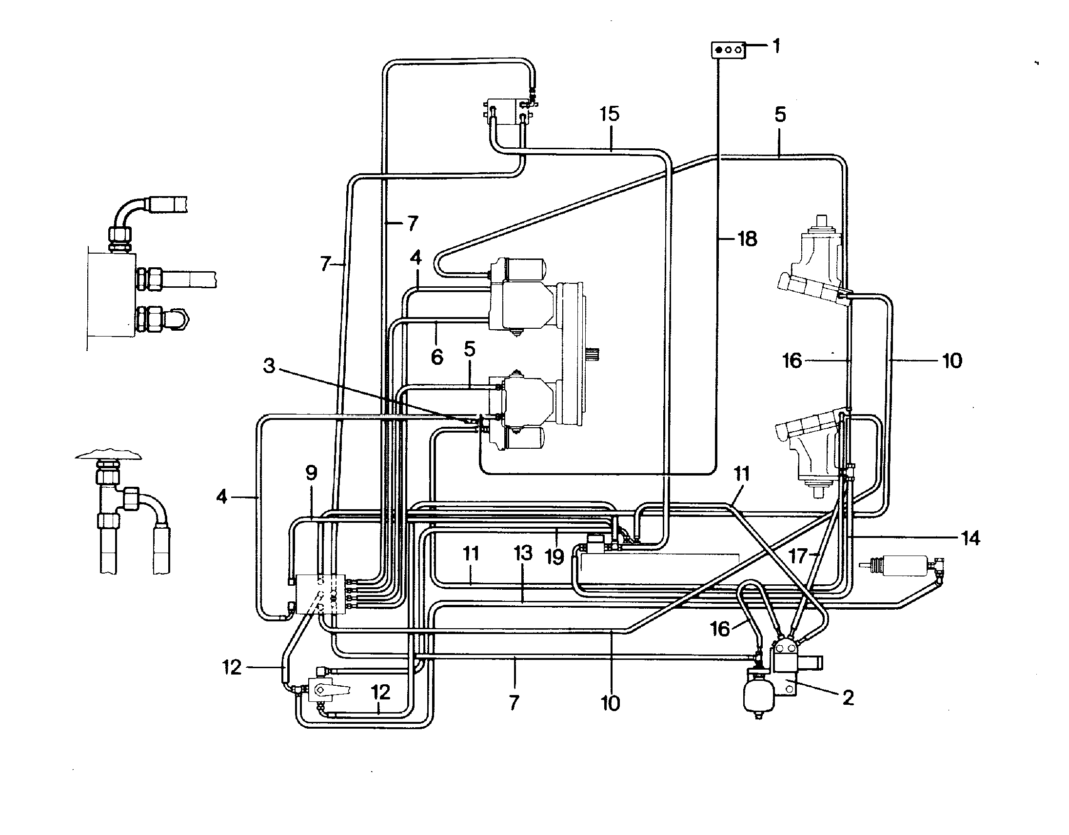 ШЛАНГ СИСТЕМЫ ИЗМЕРЕНИЯ DN2X1400 7404008 LIEBHERR