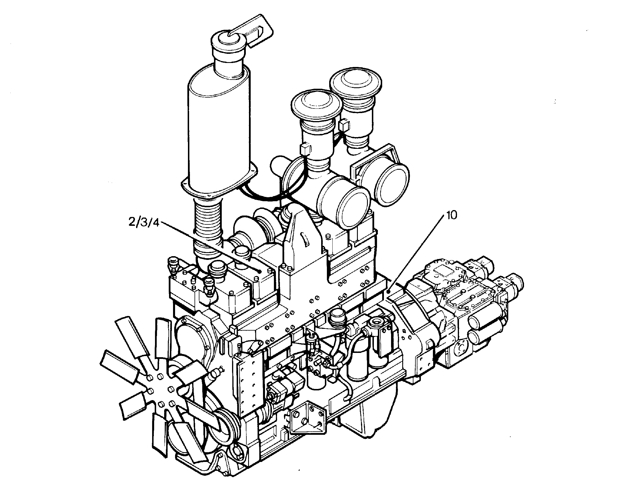 ДВИГАТЕЛЬ-КОМПЛЕКТ УПЛОТНЕНИЙ 10425327 LIEBHERR