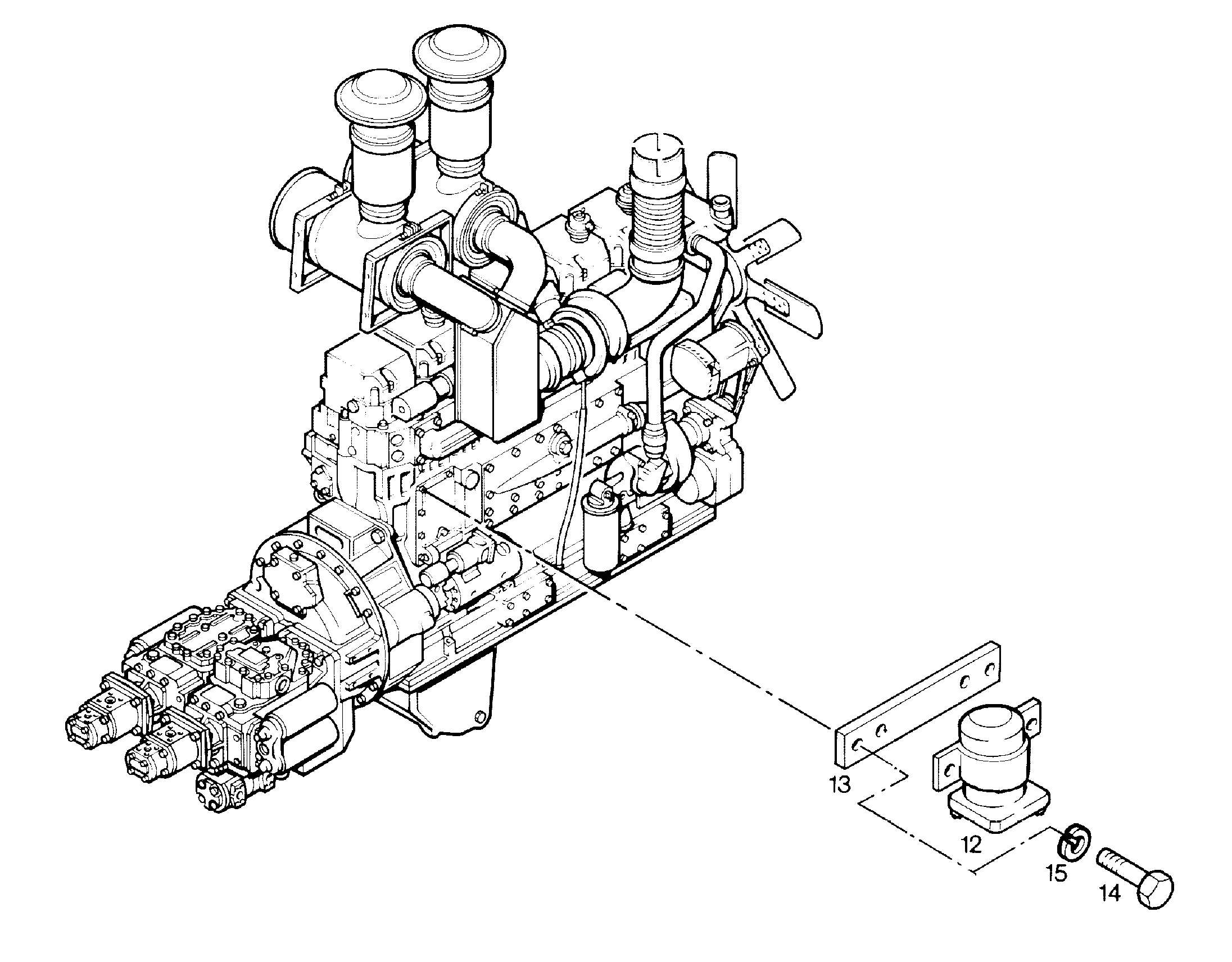 БОЛТ С ШЕСТИГРАННОЙ ГОЛОВКОЙ 7402597 LIEBHERR