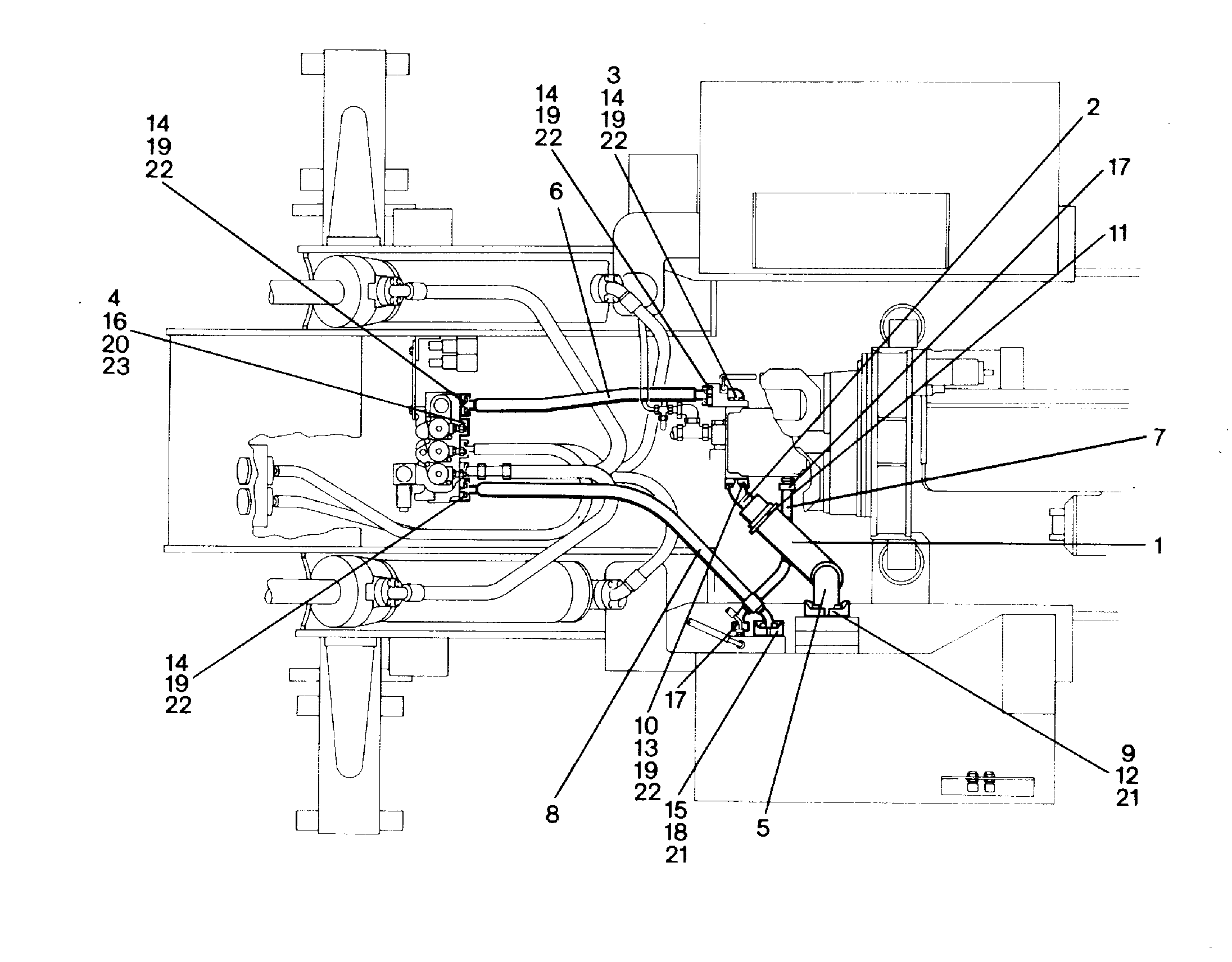 КОЛЕНО В СБОРЕ 9035817 LIEBHERR