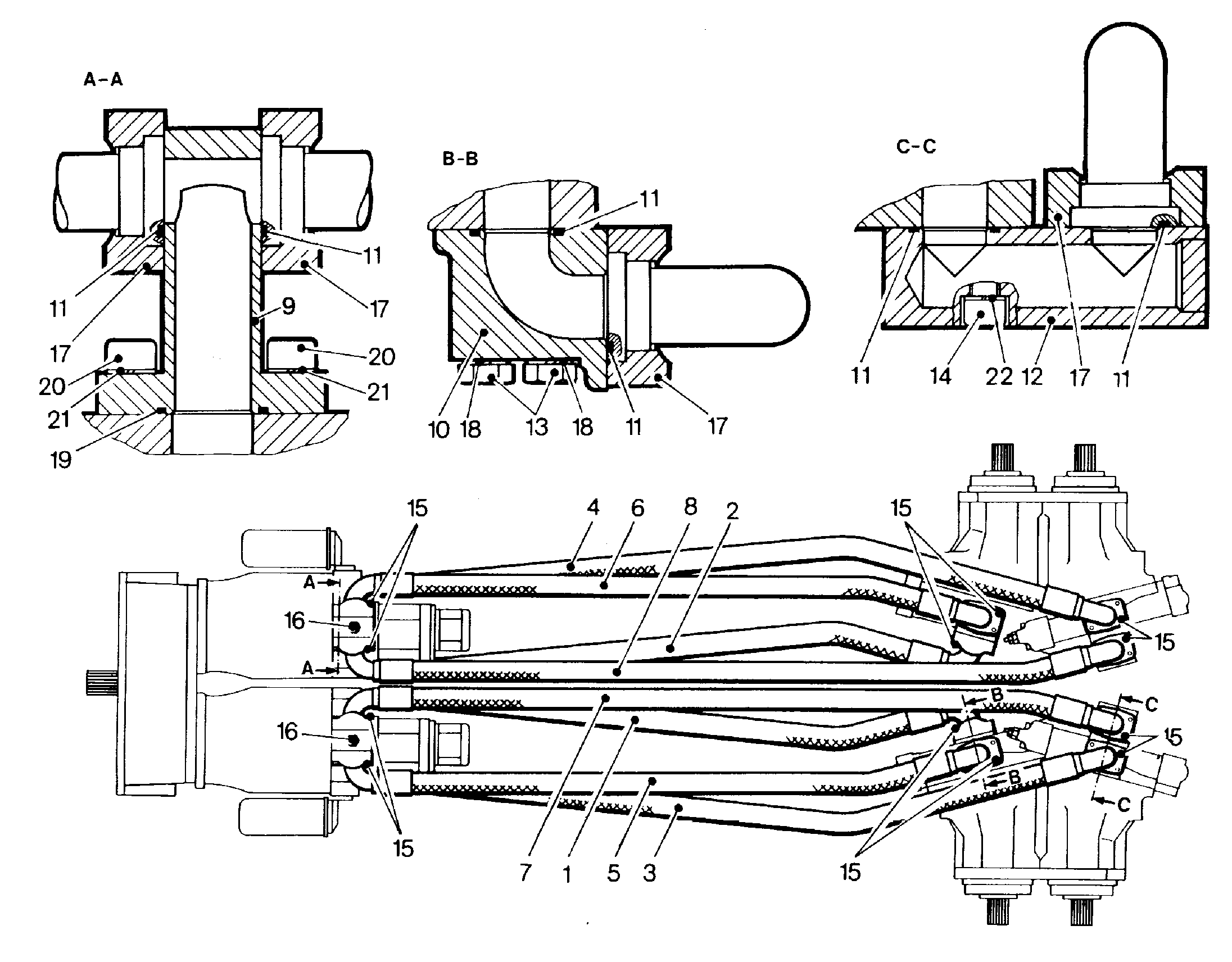 ФЛАНЕЦ 9034804 LIEBHERR