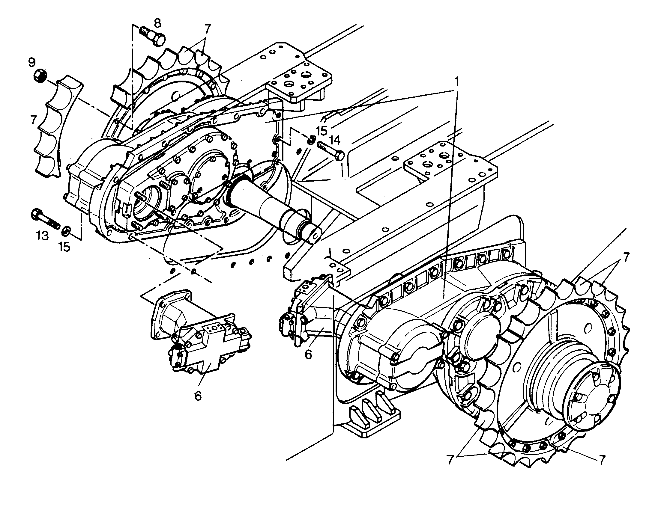 ШЕСТИГРАННАЯ ГАЙКА 7002394 LIEBHERR