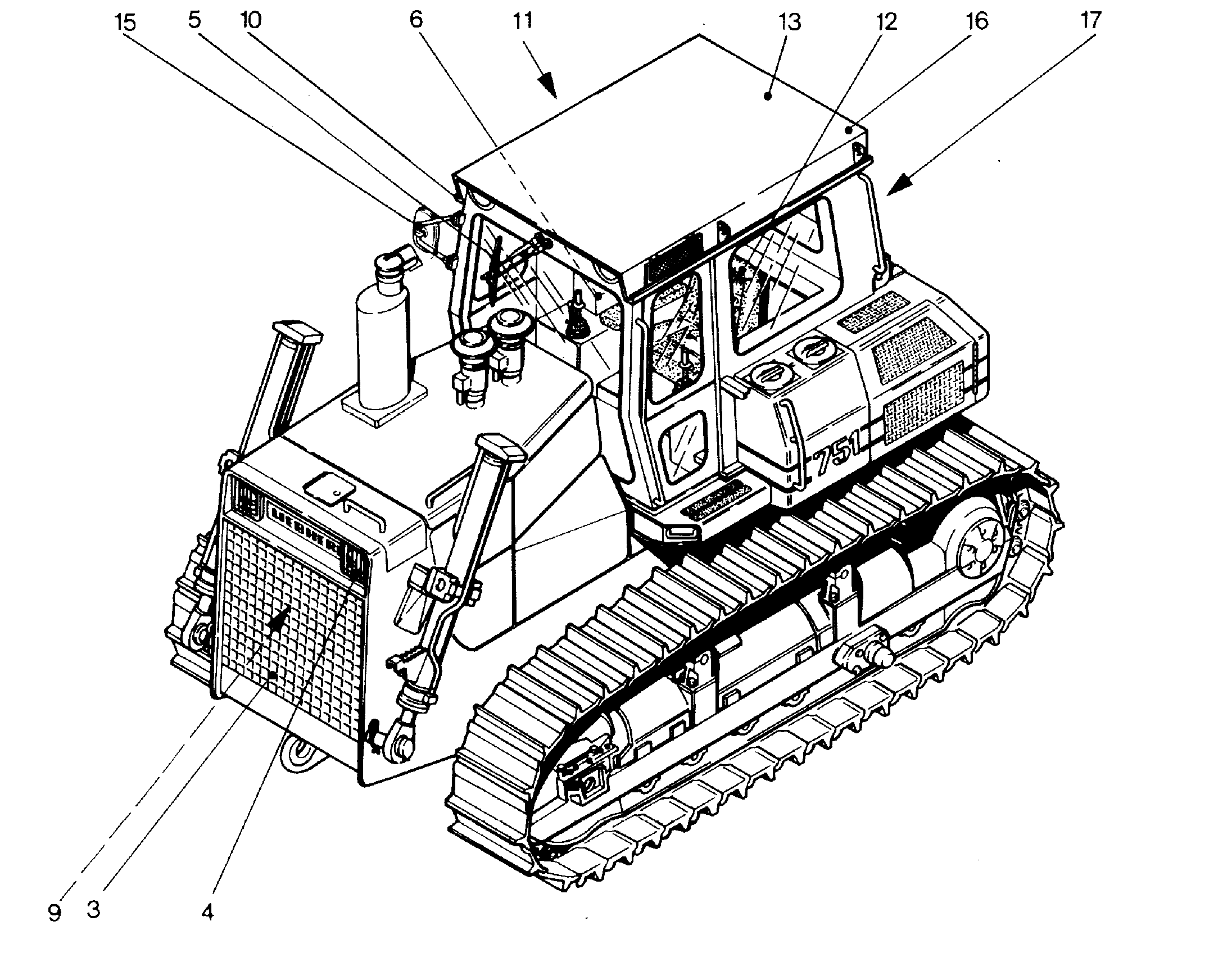 ЗАЩИТ.ПЛАСТИНА КАБИНА ВОДИТЕЛЯ PR751 9028957 LIEBHERR