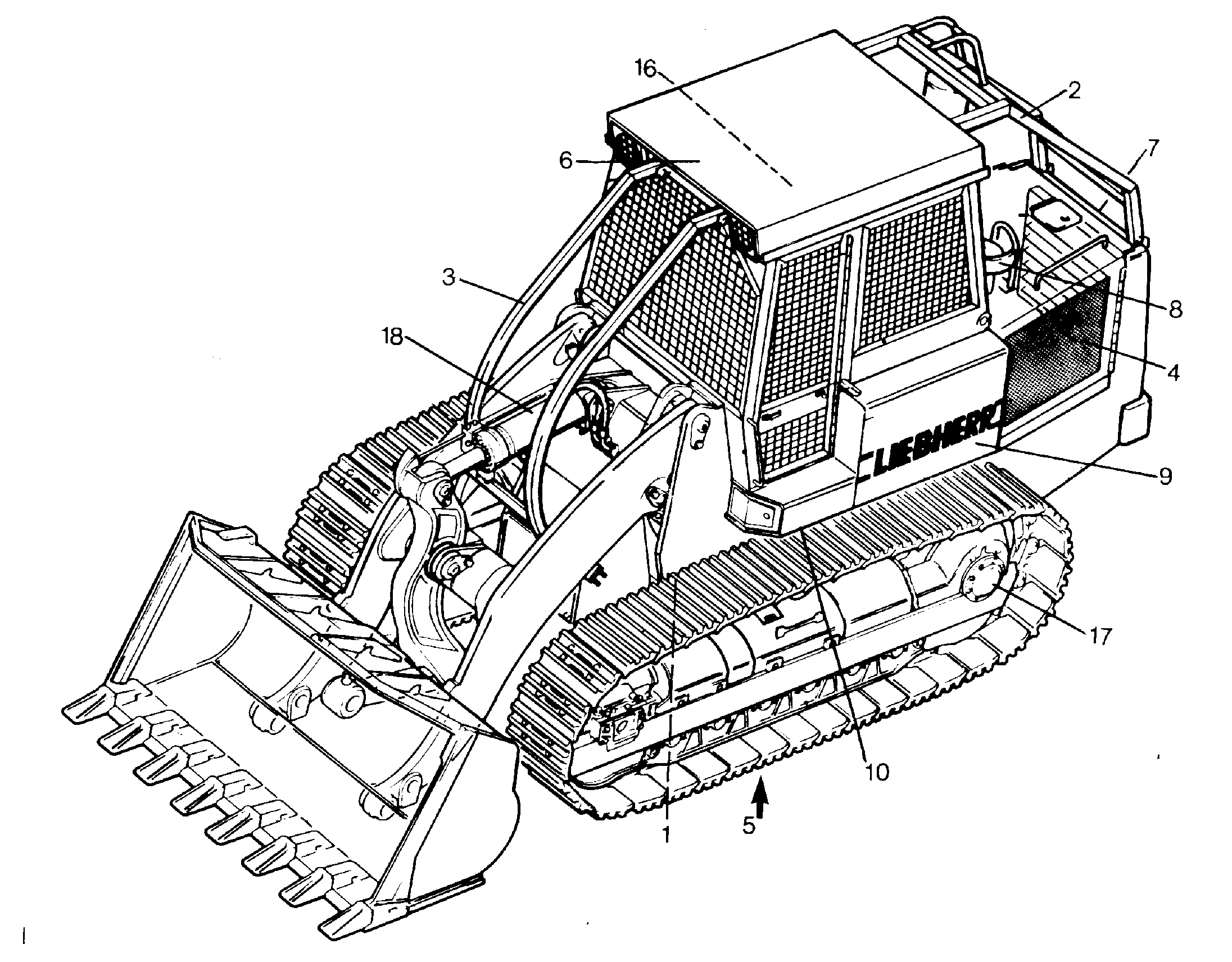 УСИЛЕННЫЙ ПОДДОН 9038222 LIEBHERR