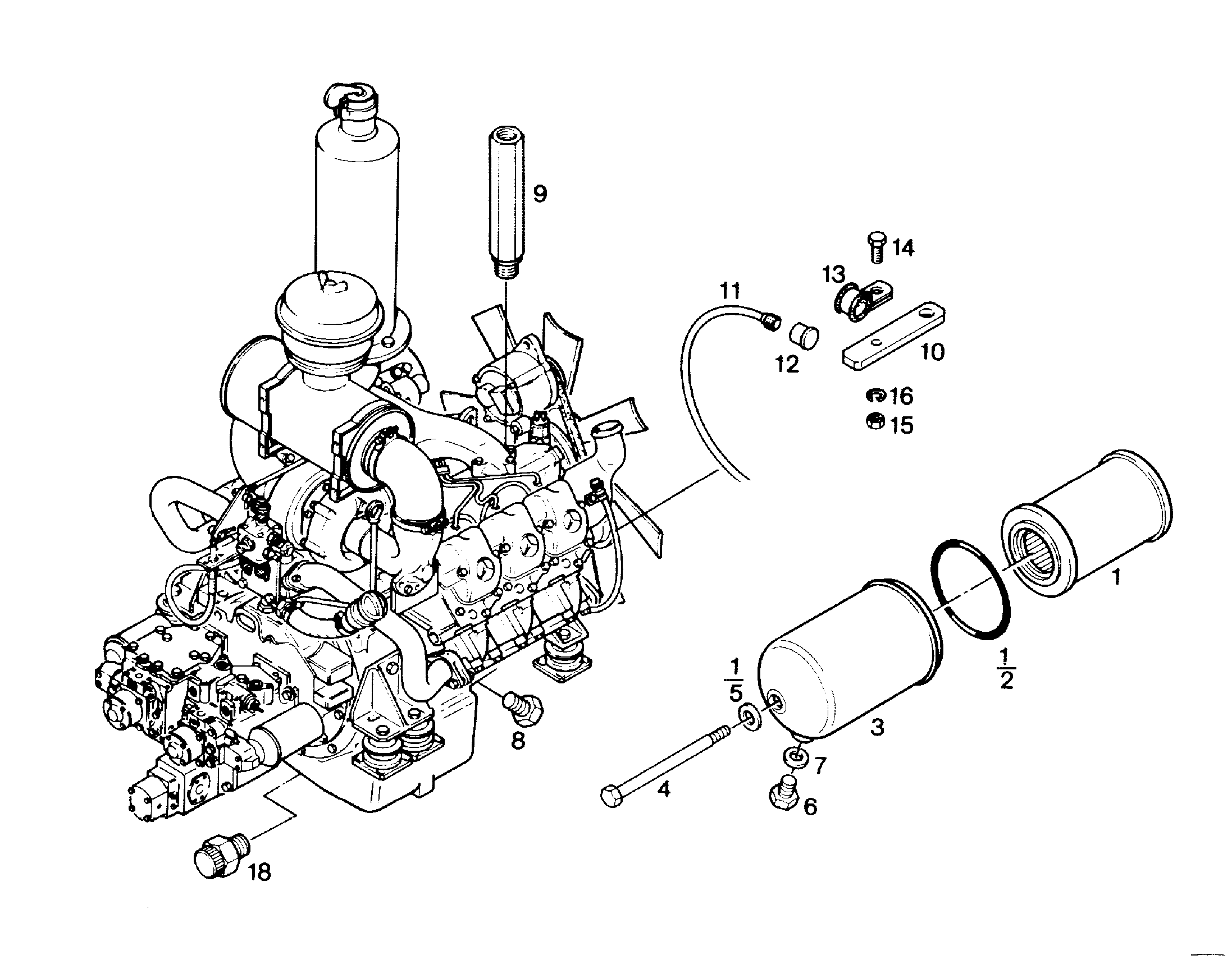 УДЛИНЕНИЕ 9031128 LIEBHERR