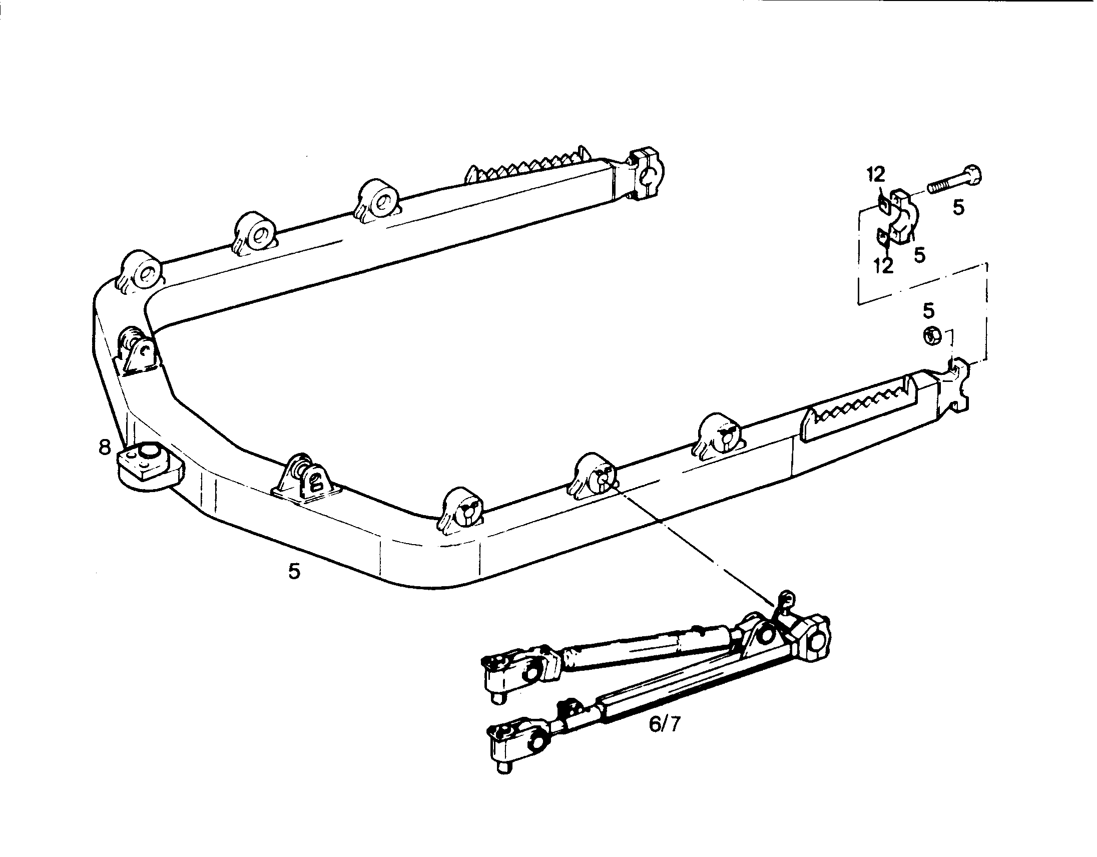 ШПИНД.ТОЛКАЮЩАЯ ШТАНГА ЛЕВАЯ 9029874 LIEBHERR