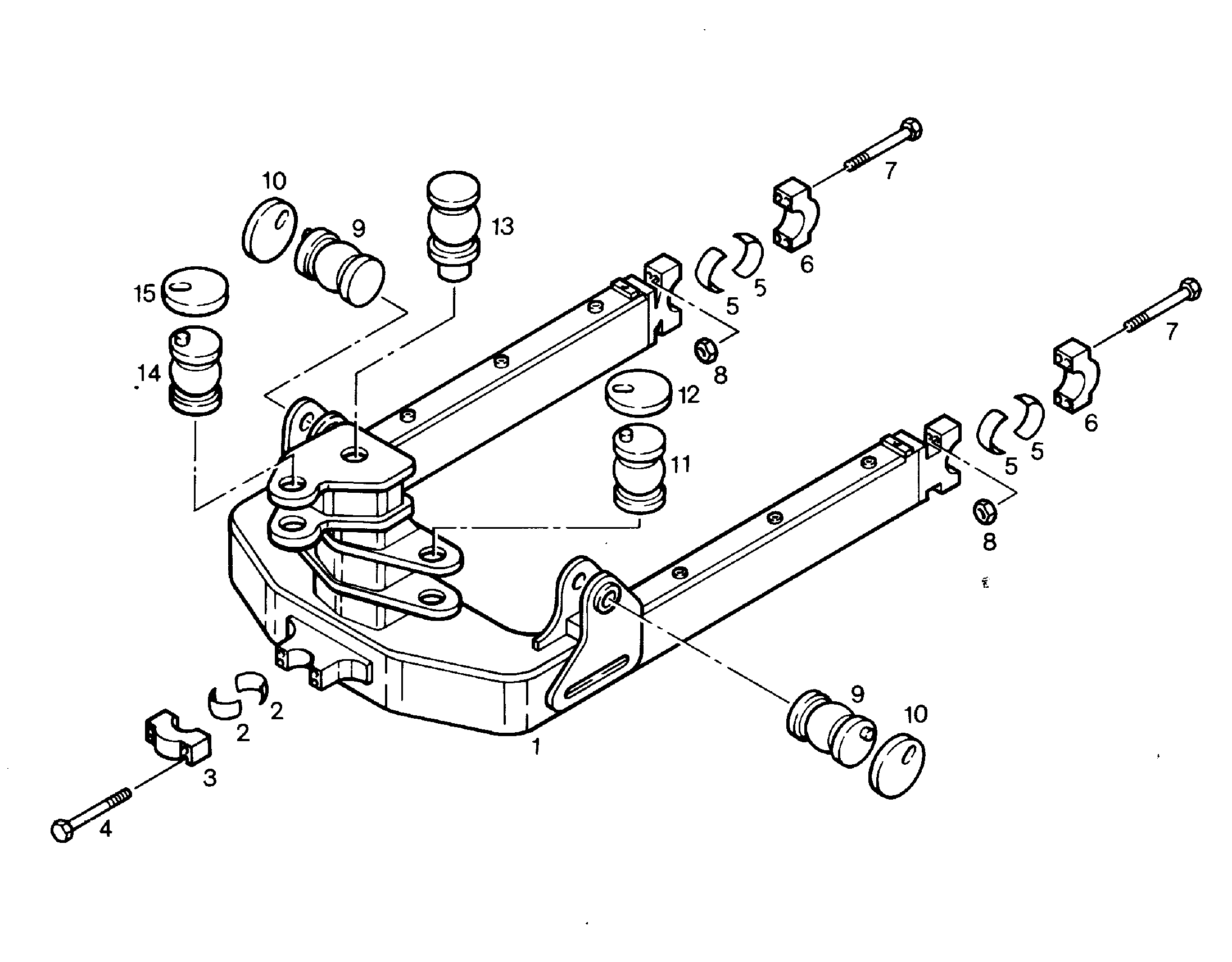 КРЫШКА ПОДШИПНИКА В СБОРЕ D=100 9790888 LIEBHERR