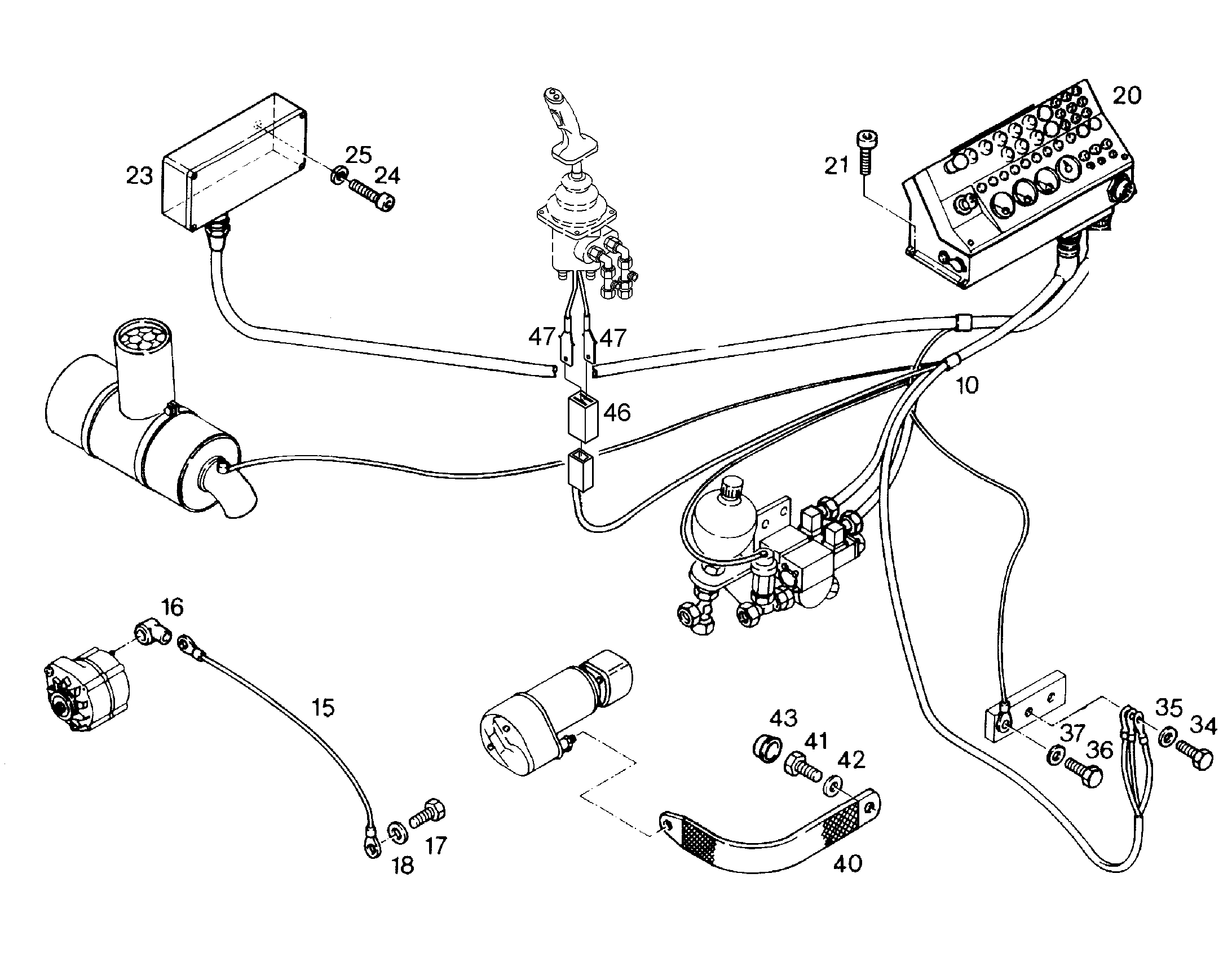 ПАНЕЛЬ ИНСТРУМЕНТОВ В СБОРЕ 9780399 LIEBHERR