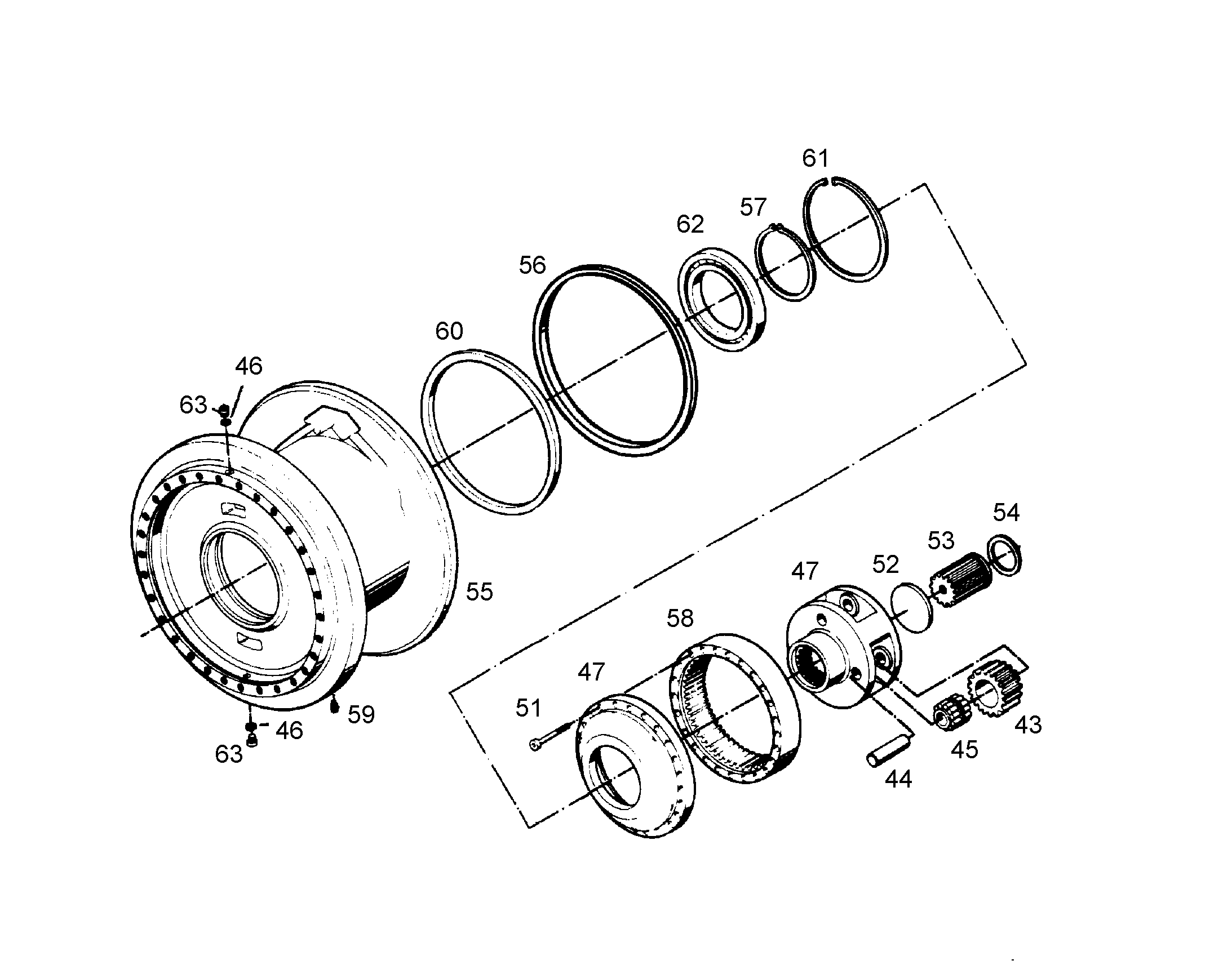 ШАРИКОПОДШИПНИК РАДИАЛЬНЫЙ -16038 190X290X31 4600880 LIEBHERR