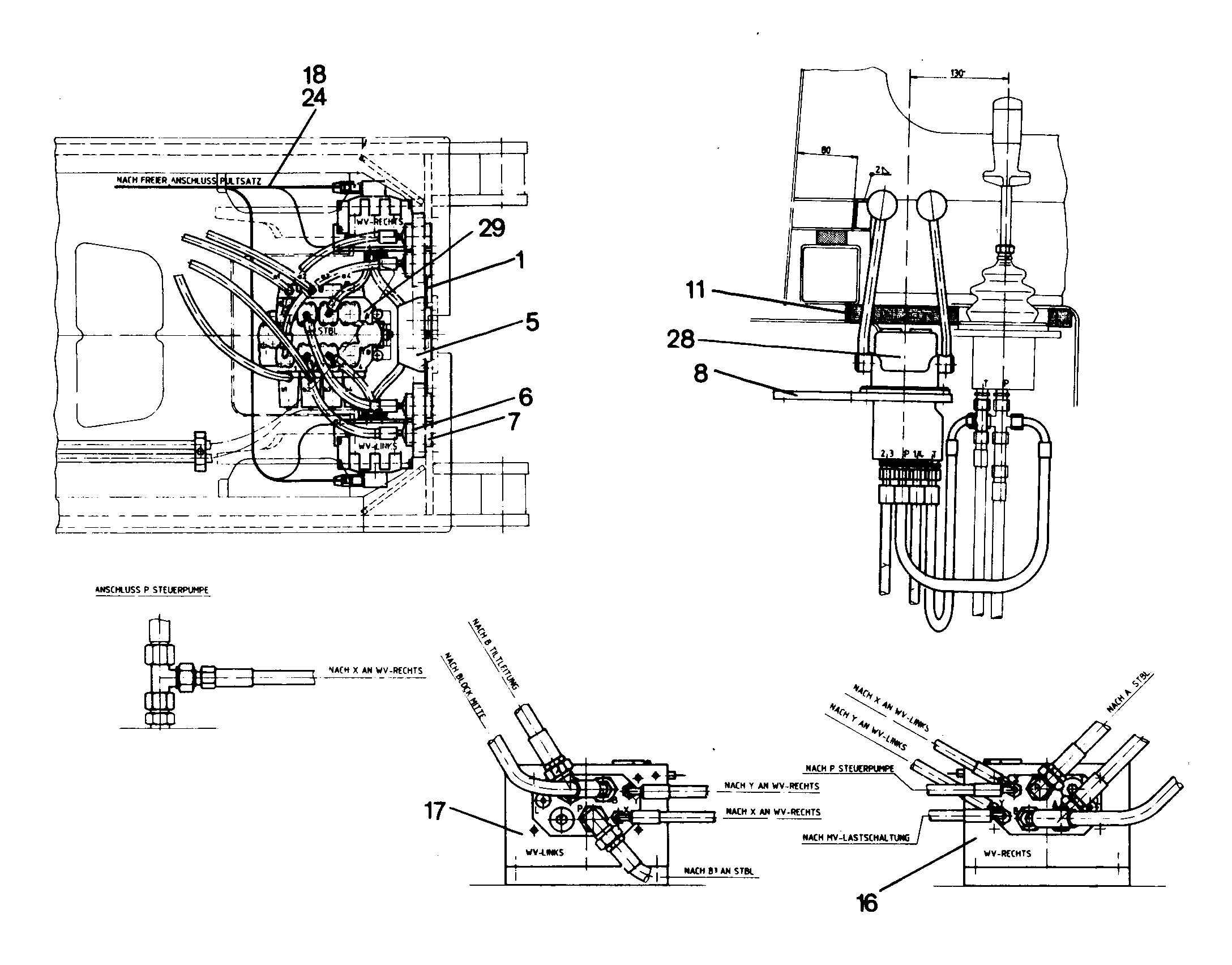 ХОДОВОЙ КЛАПАН ЛЕВЫЙ 9048328 LIEBHERR