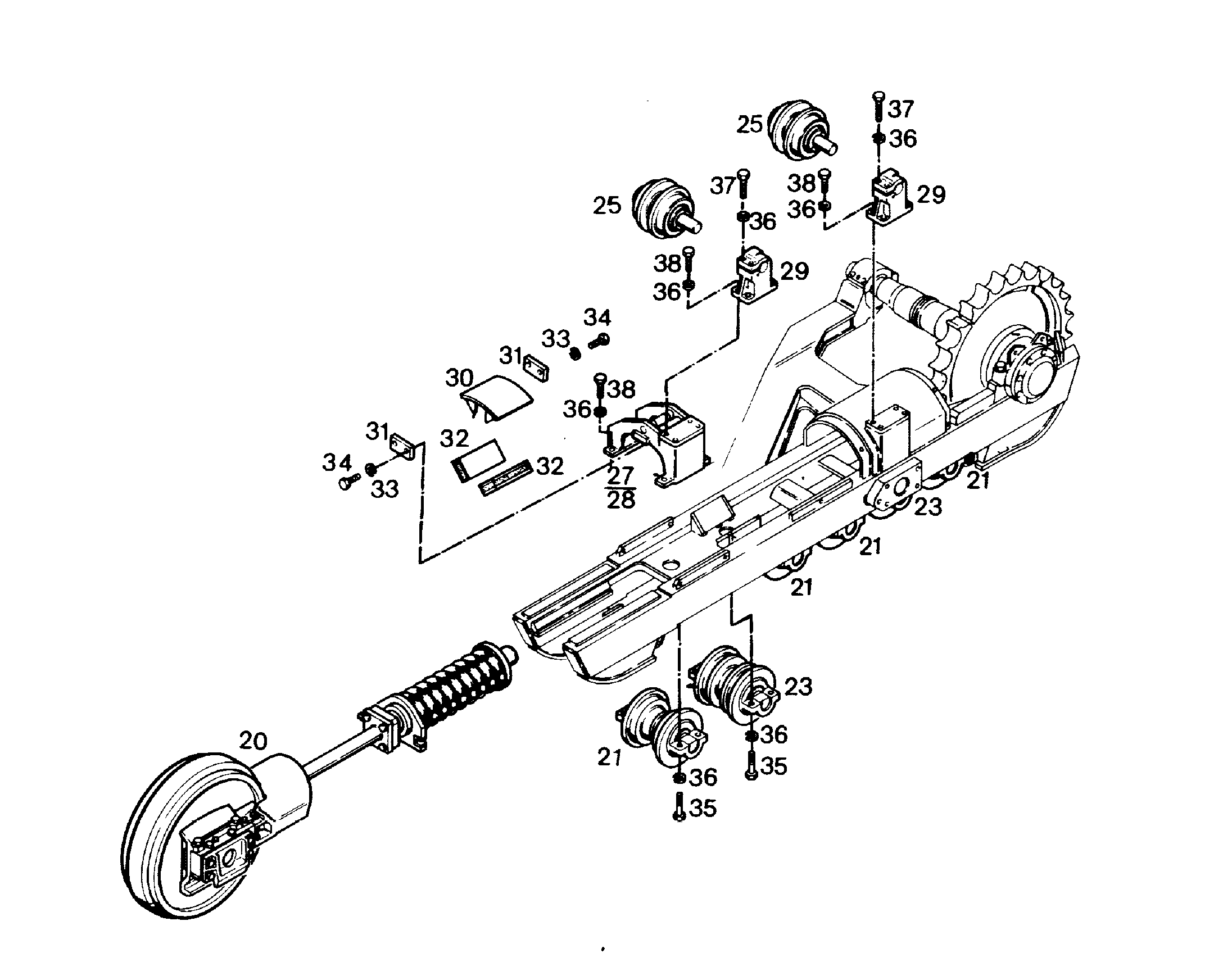 РОЛИК ХОДОВОЙ D6C 5003816 LIEBHERR