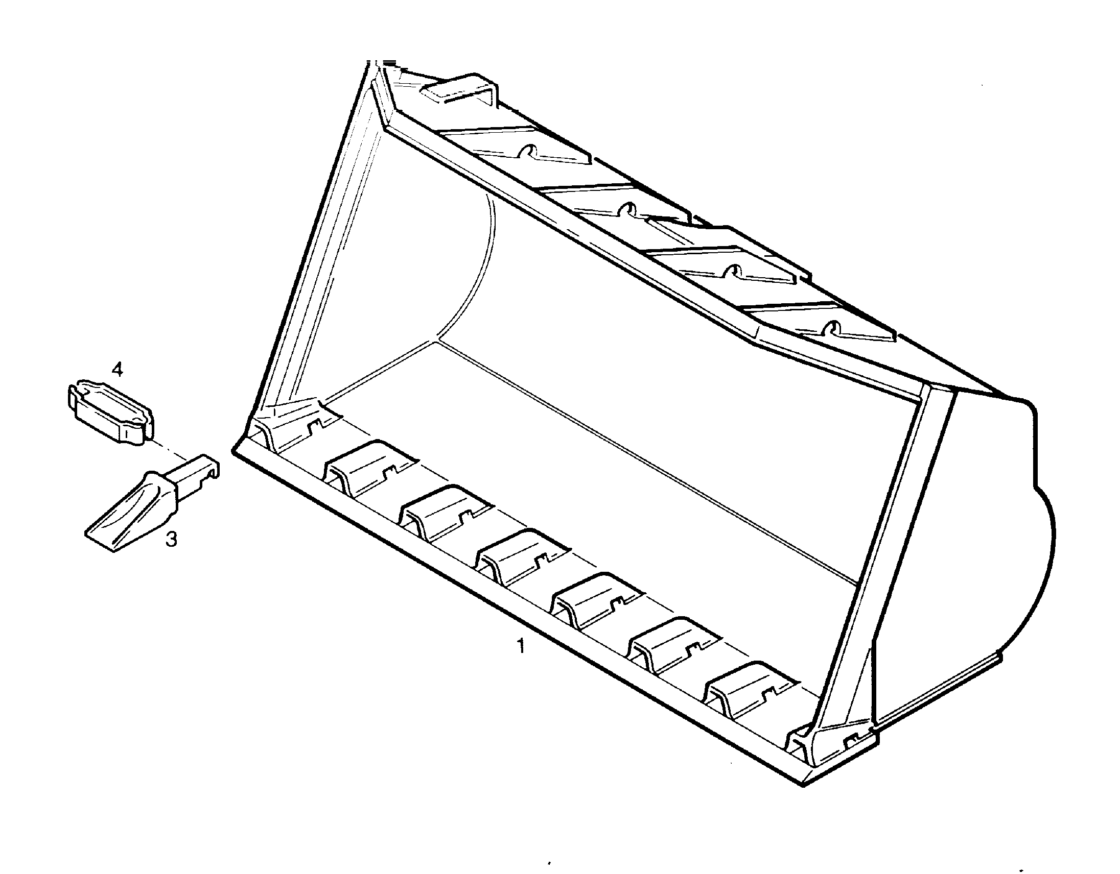 КОВШ ГРУЗОВОЙ 9026199 LIEBHERR