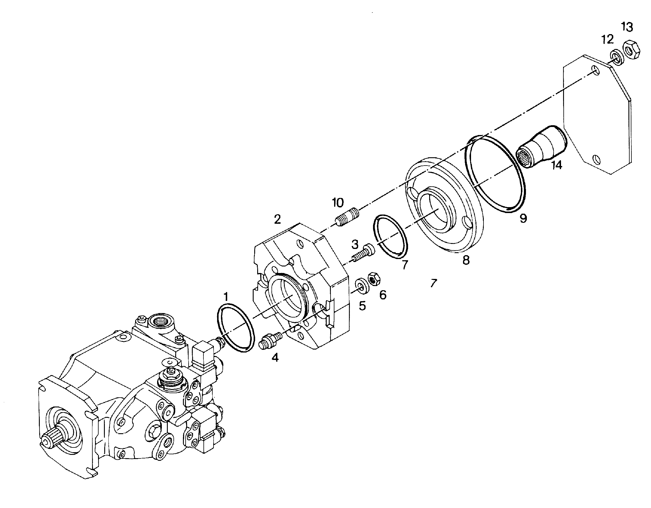 ДЕТАЛЬ ПЕРЕХОДНАЯ 7409130 LIEBHERR