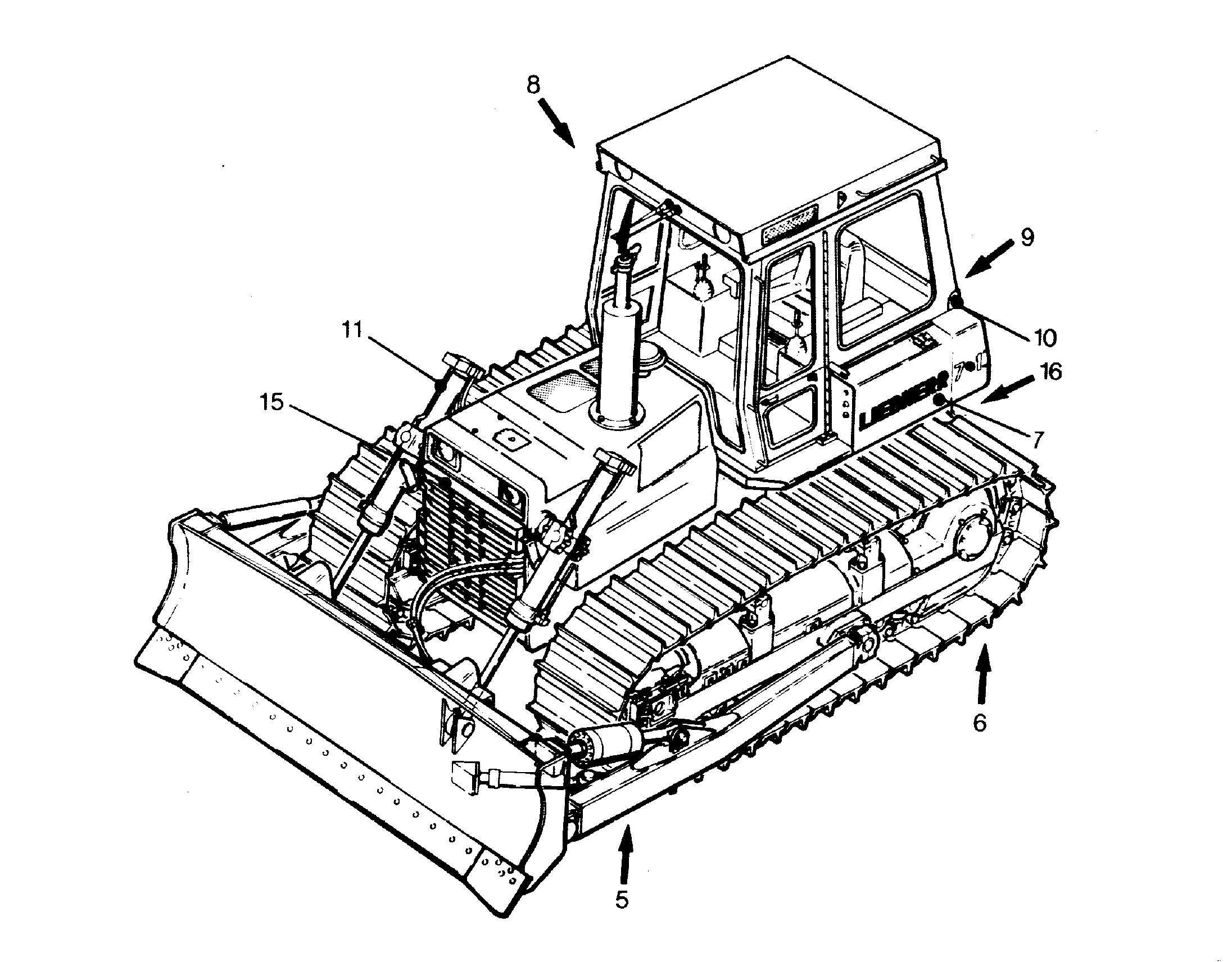 ЛОТОК В ОСНОВАНИИ 9033748 LIEBHERR