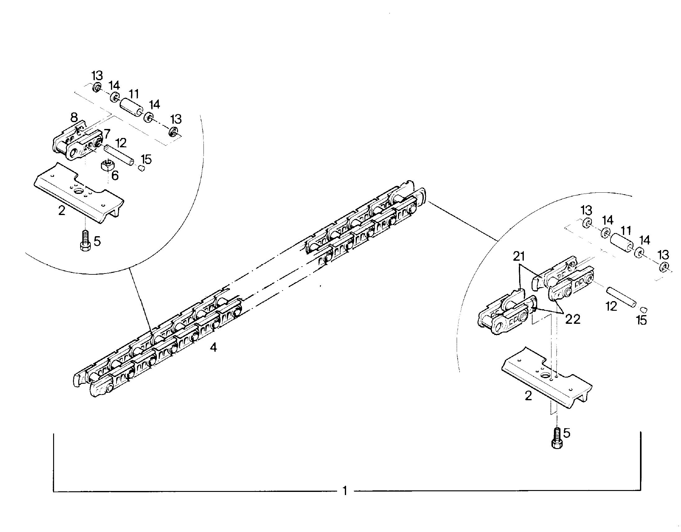 1-СТУПЕНЧАТОЕ ОСНОВАНИЕ 710mm 5801228 LIEBHERR