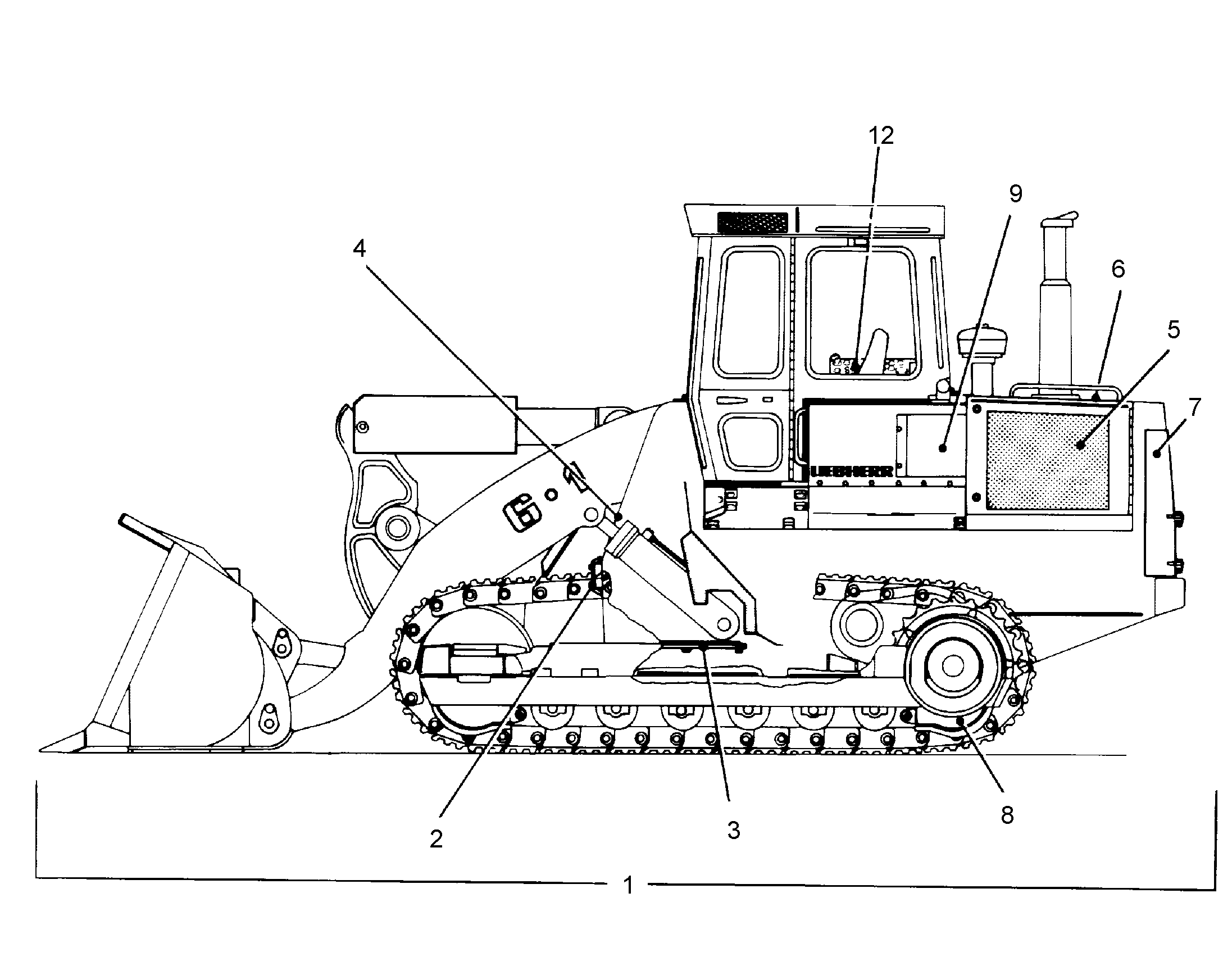 ЗАЩ.КОЖУХ КОНЦ.ЧАСТИ ПРИВОДА 9052192 LIEBHERR