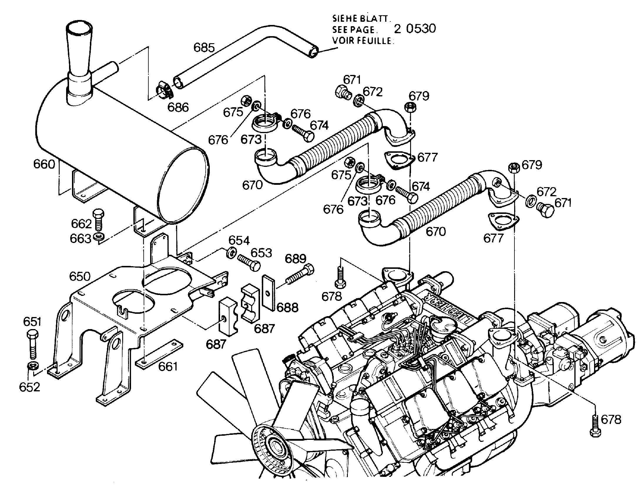 ШЕСТИГРАННАЯ ГАЙКА M12 7407392 LIEBHERR