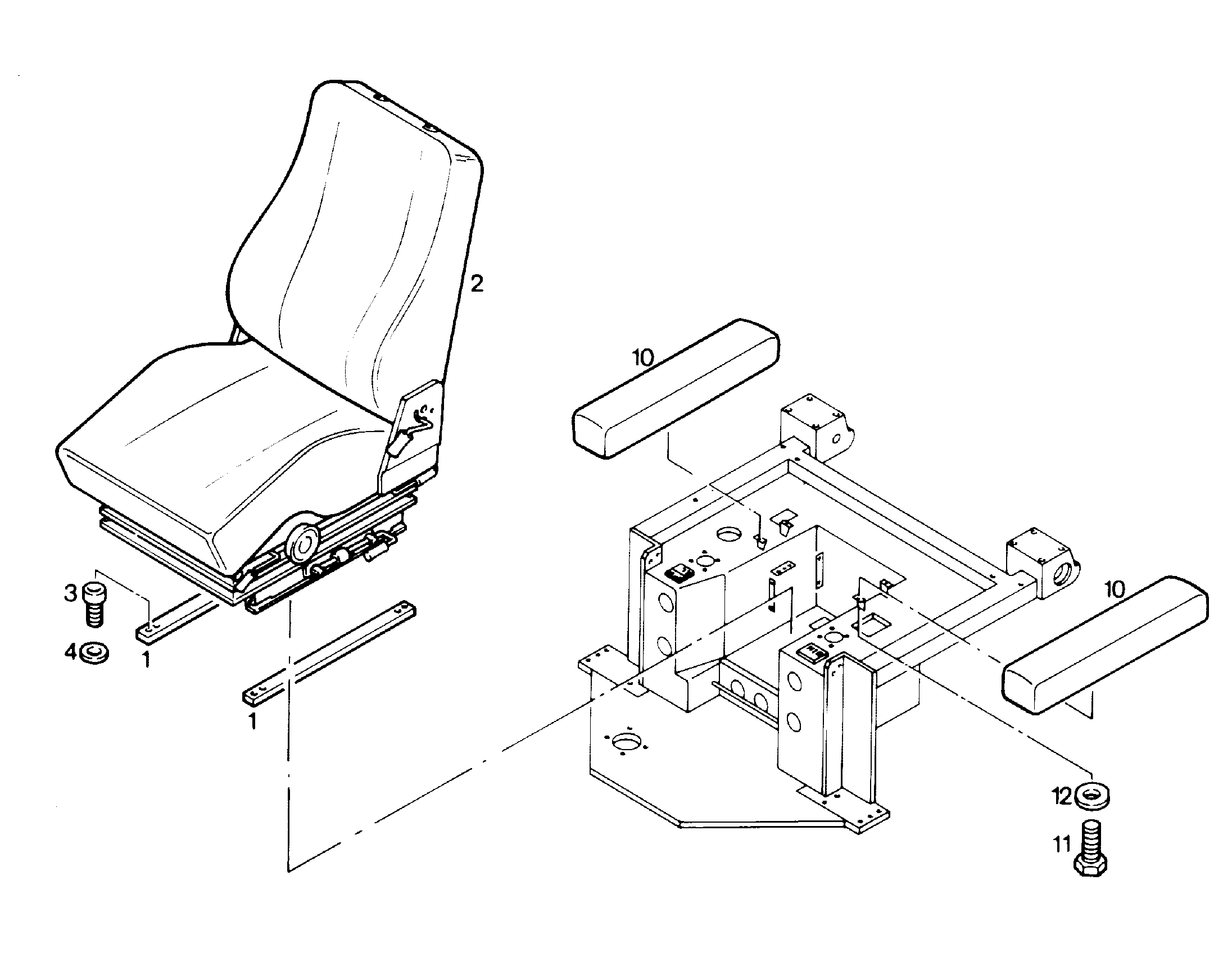 ПОДЛОКОТНИК 9047605 LIEBHERR