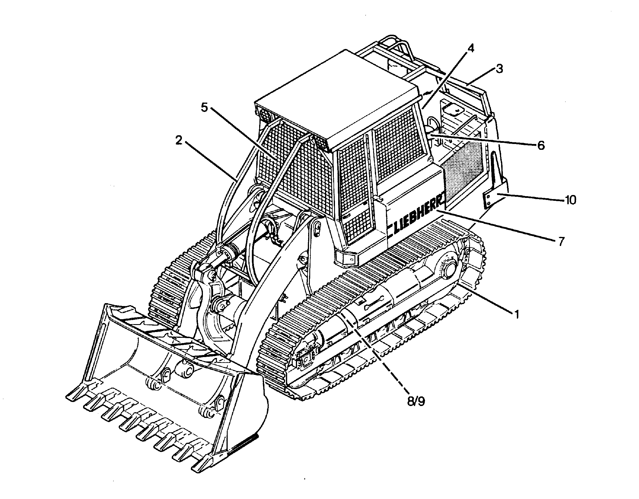 РЕШЕТКА ПРЕДОХРАНИТЕЛЬНАЯ 9046547 LIEBHERR