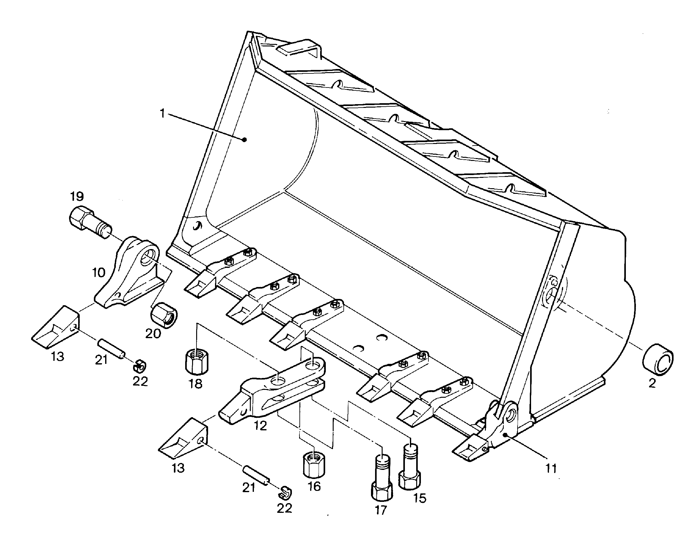 КОВШ ГРУЗОВОЙ 9049468 LIEBHERR