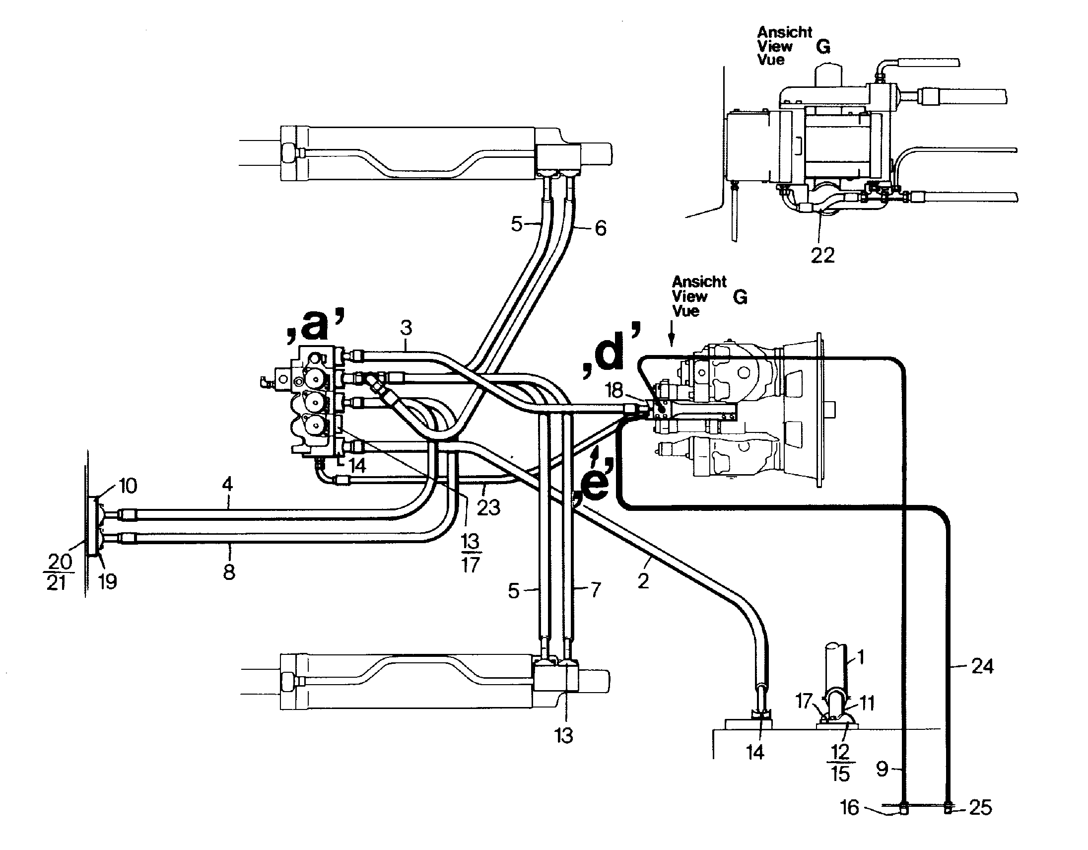 КОЛЕНО В СБОРЕ 9816728 LIEBHERR