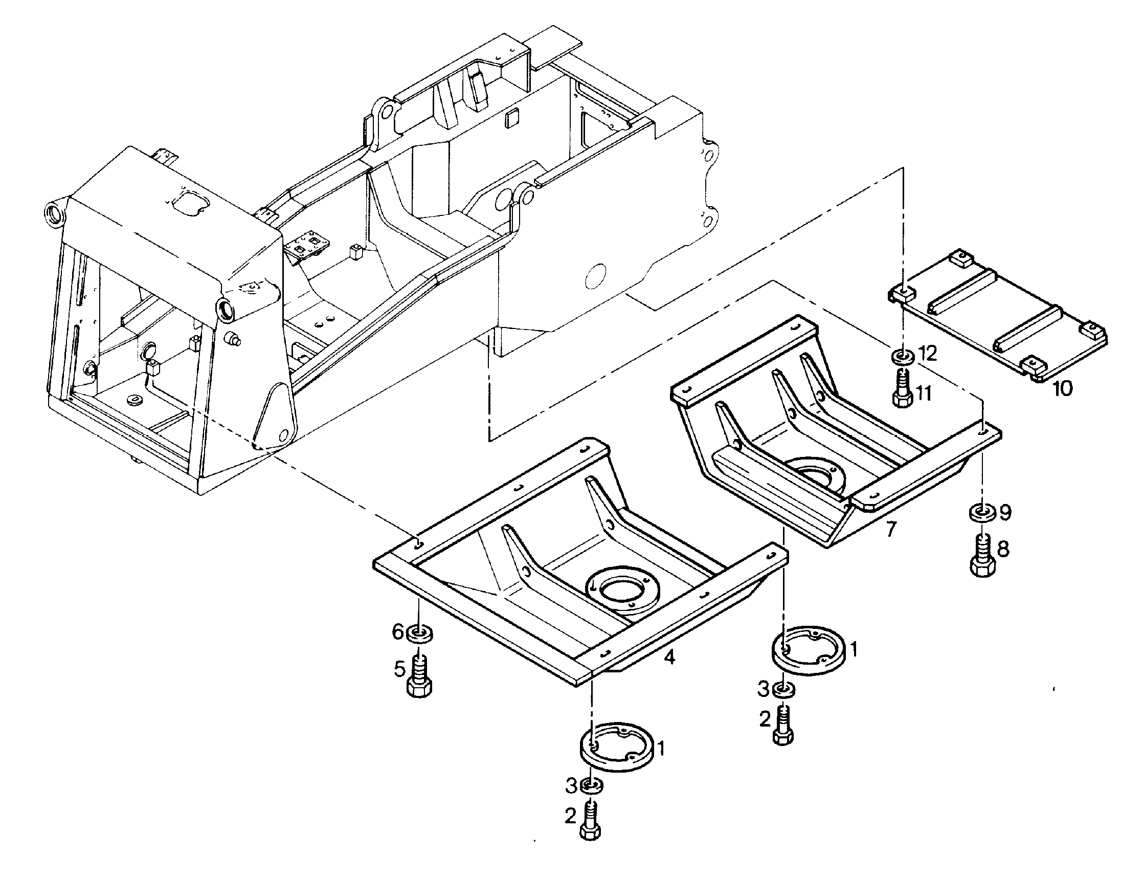 ЛОТОК В ОСНОВАНИИ 9785612 LIEBHERR