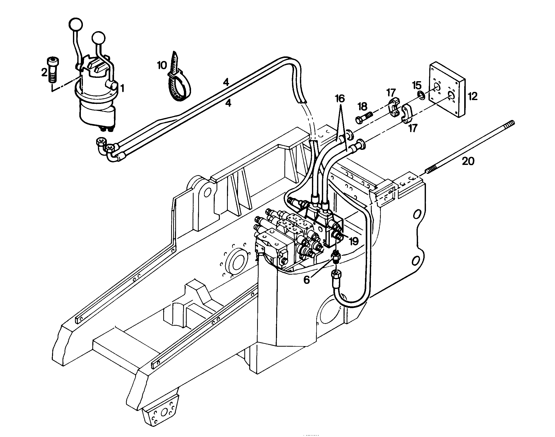 ШЛАНГ 20X460 7410116 LIEBHERR