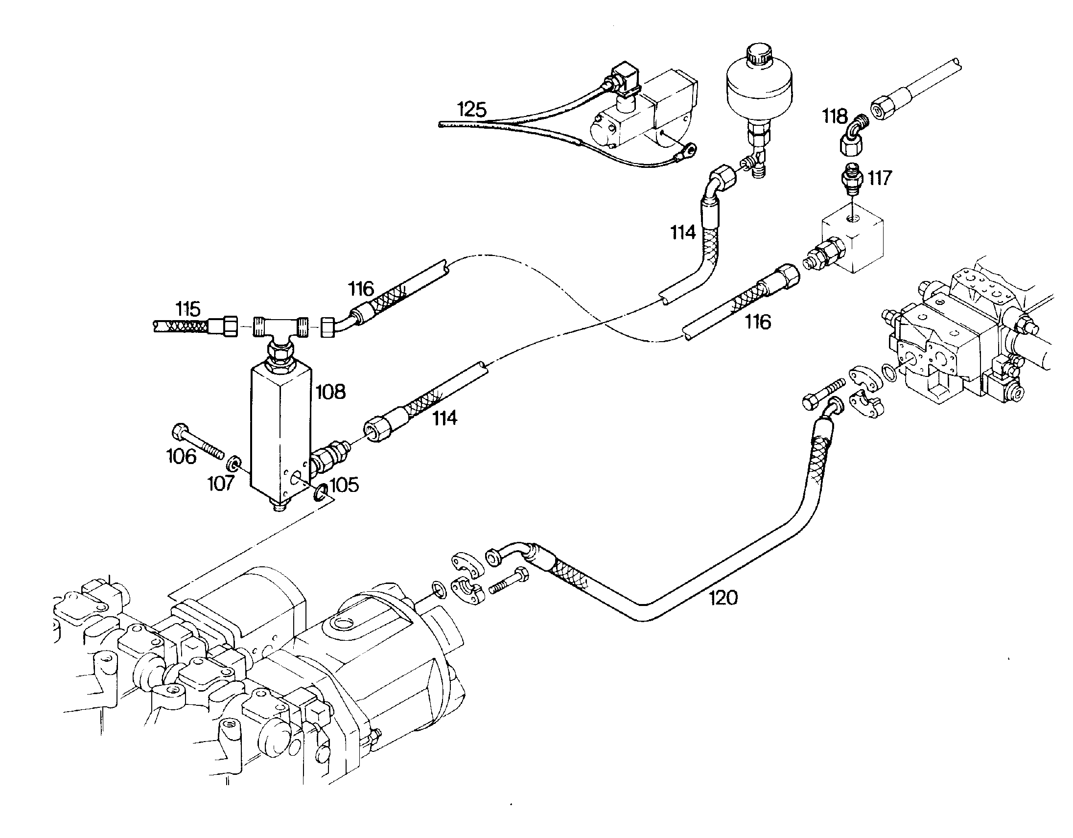 ШЛАНГ 25X680 7410391 LIEBHERR