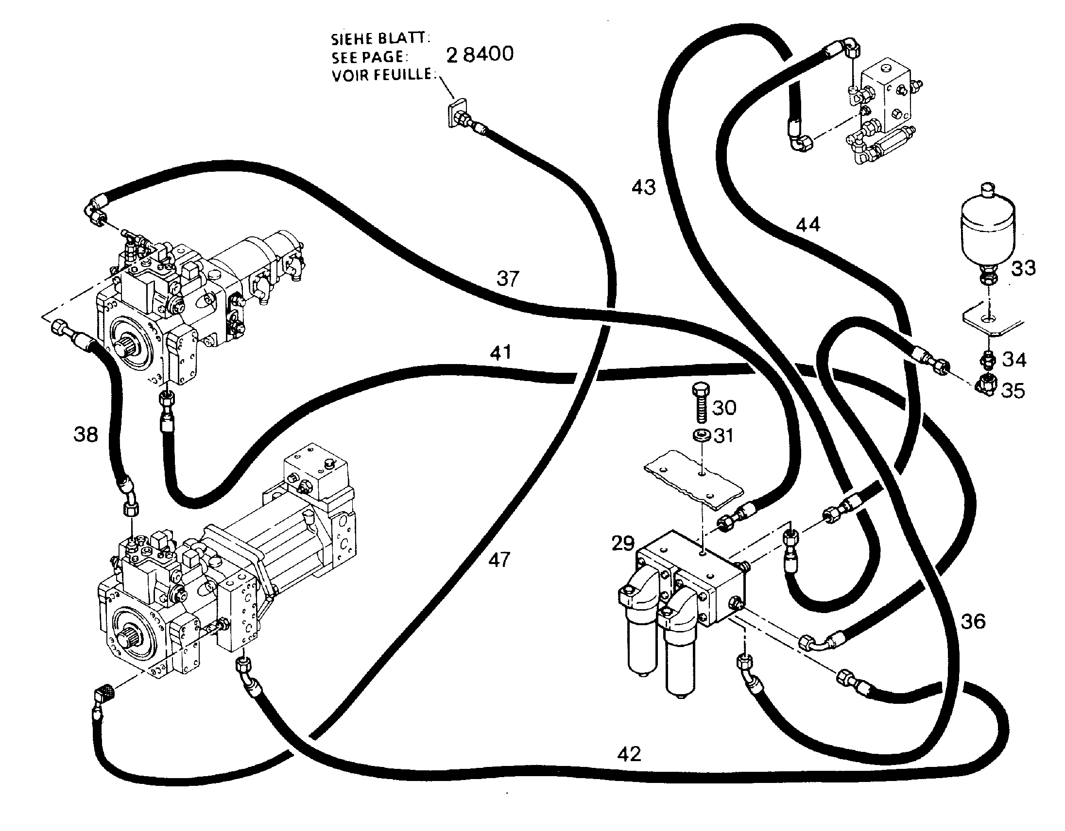 ШЛАНГ СИСТЕМЫ ИЗМЕРЕНИЯ DN2X2700 7410500 LIEBHERR
