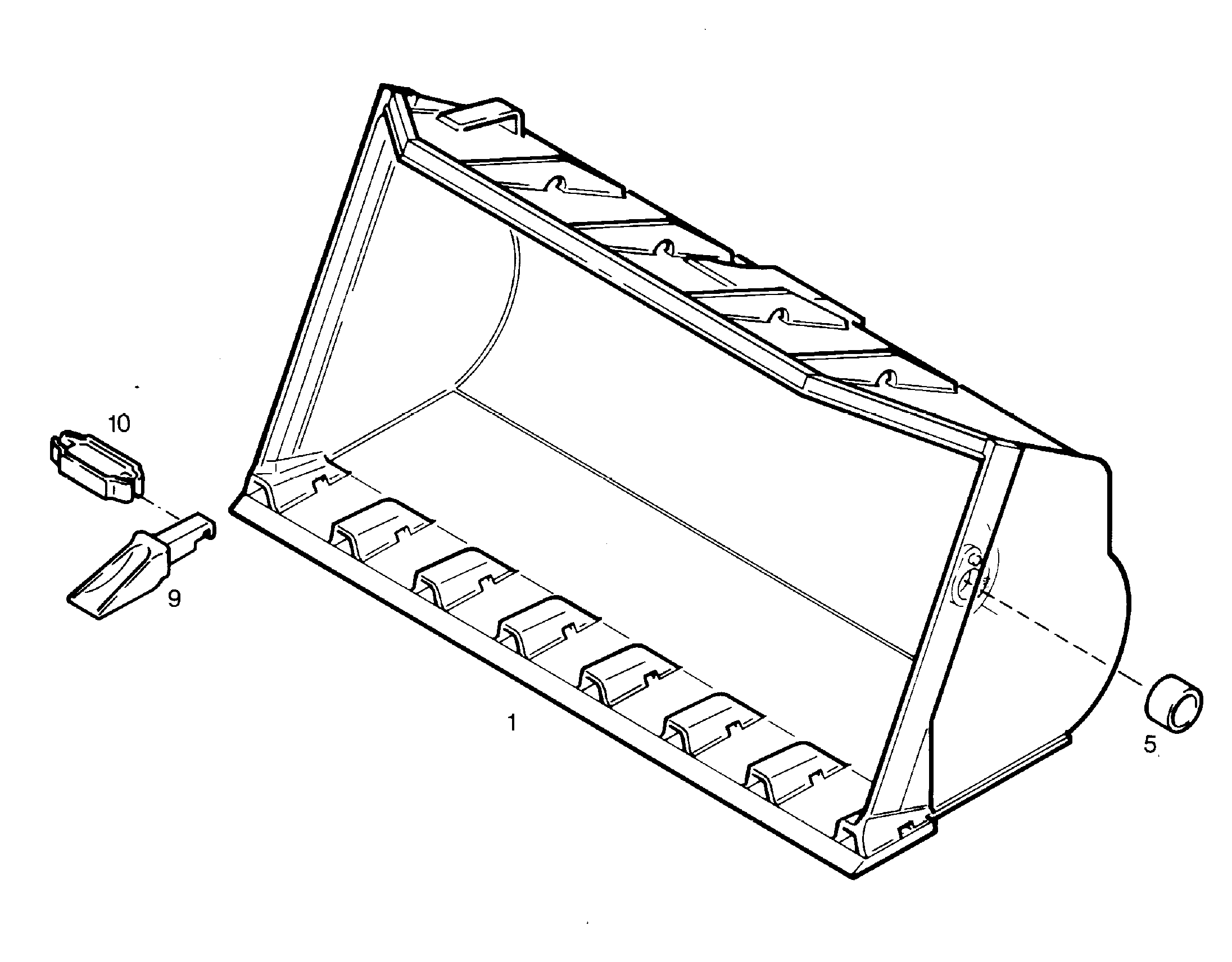 КОВШ ГРУЗОВОЙ 9083224 LIEBHERR