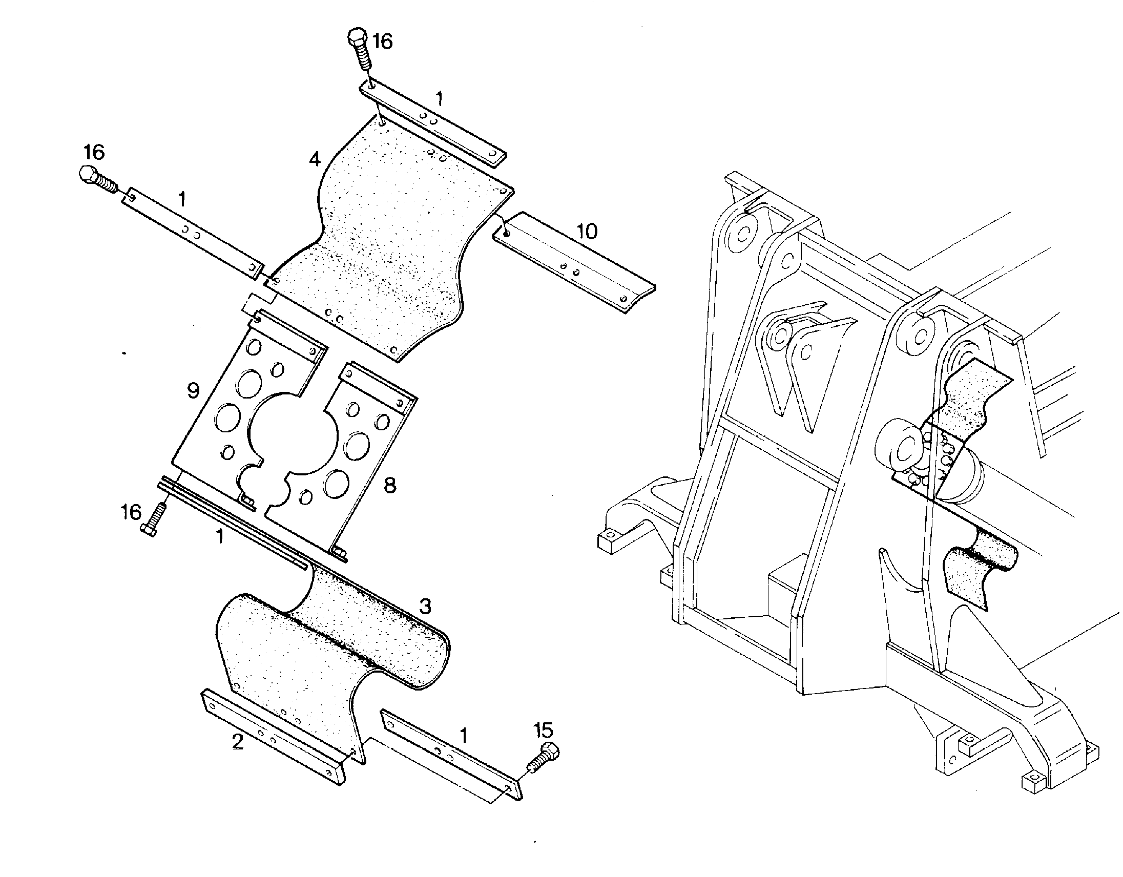 ПЛАНКА 9782055 LIEBHERR