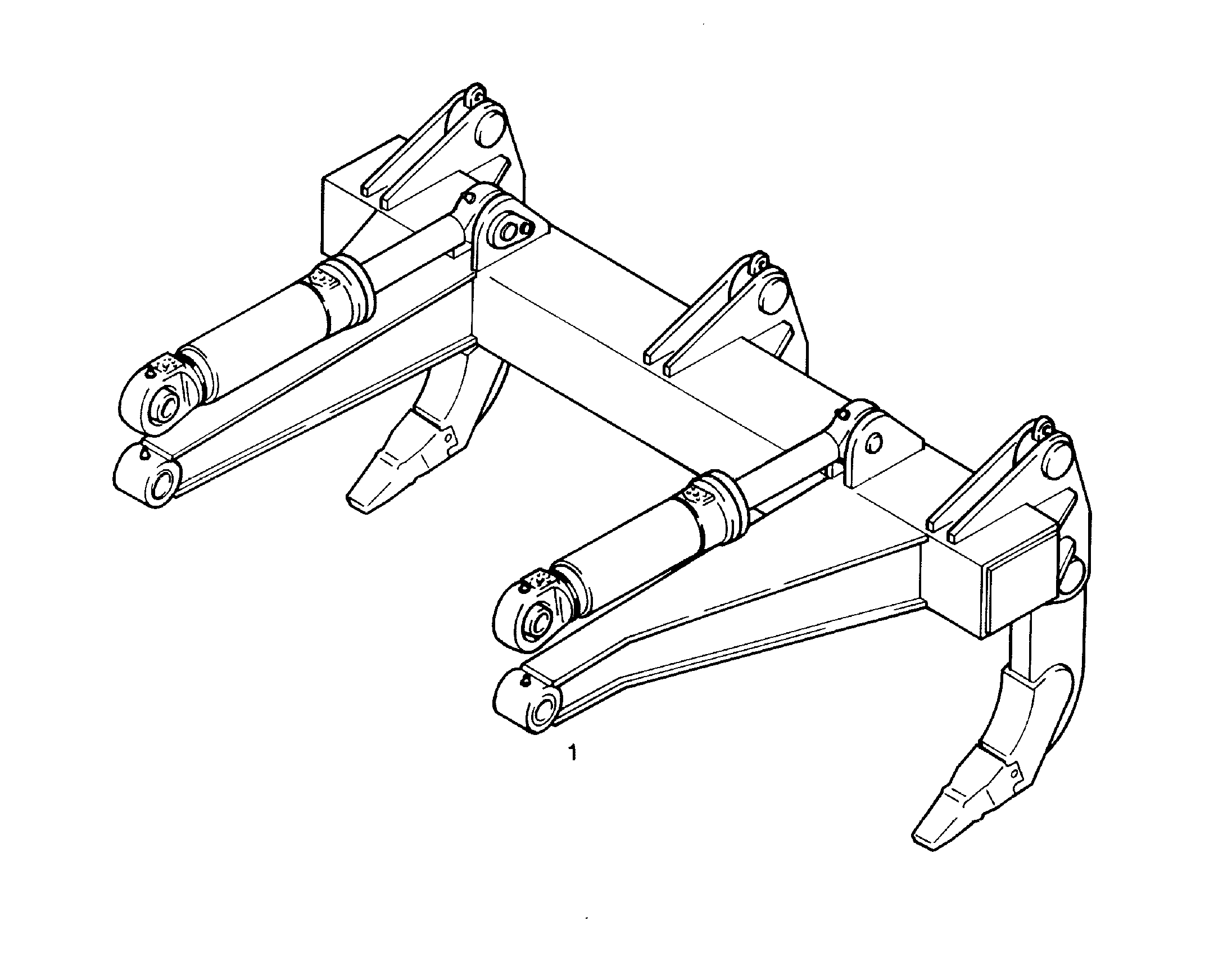 РЫХЛИТЕЛЬ 3-ЗУБ., ФИКСИР. 9083277 LIEBHERR