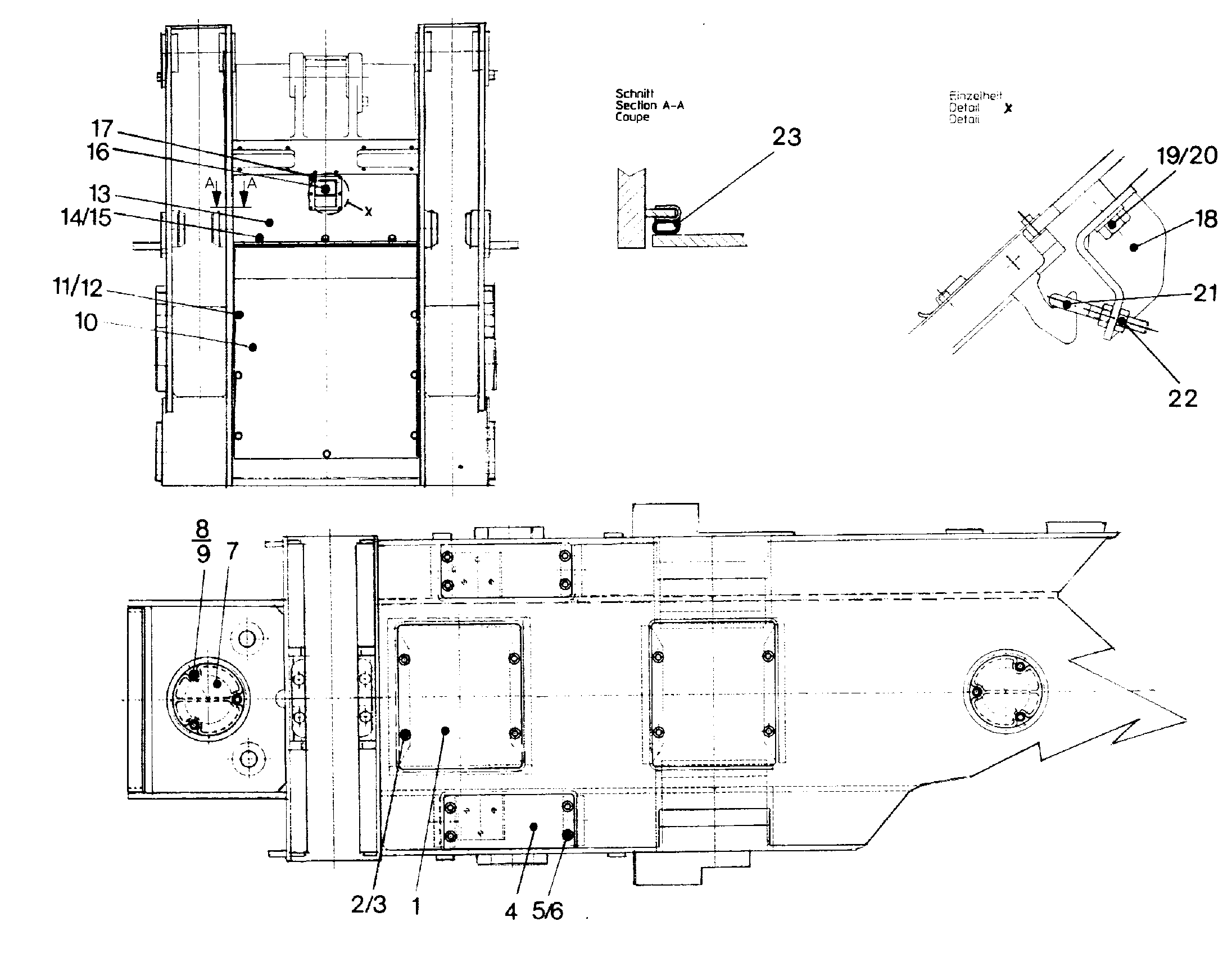 УГЛОВОЙ ПРОФИЛЬ 9785287 LIEBHERR