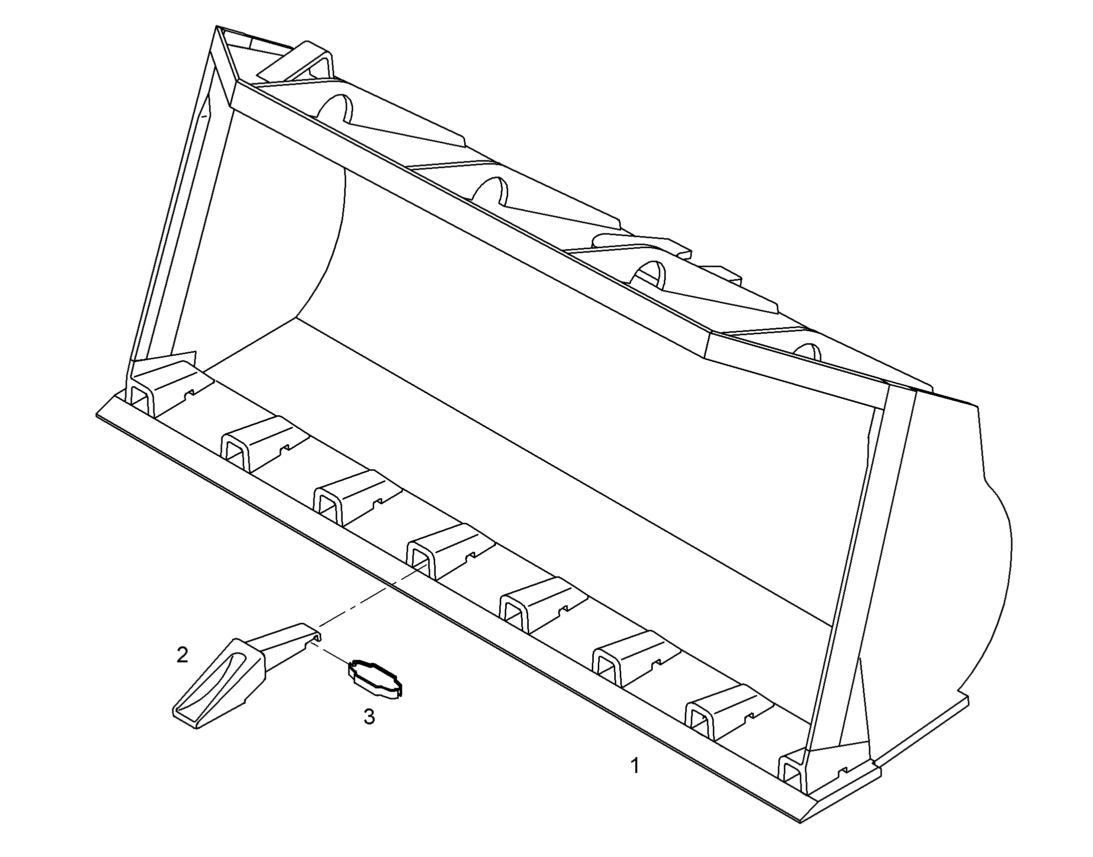 КОВШ ГРУЗОВОЙ 9746302 LIEBHERR
