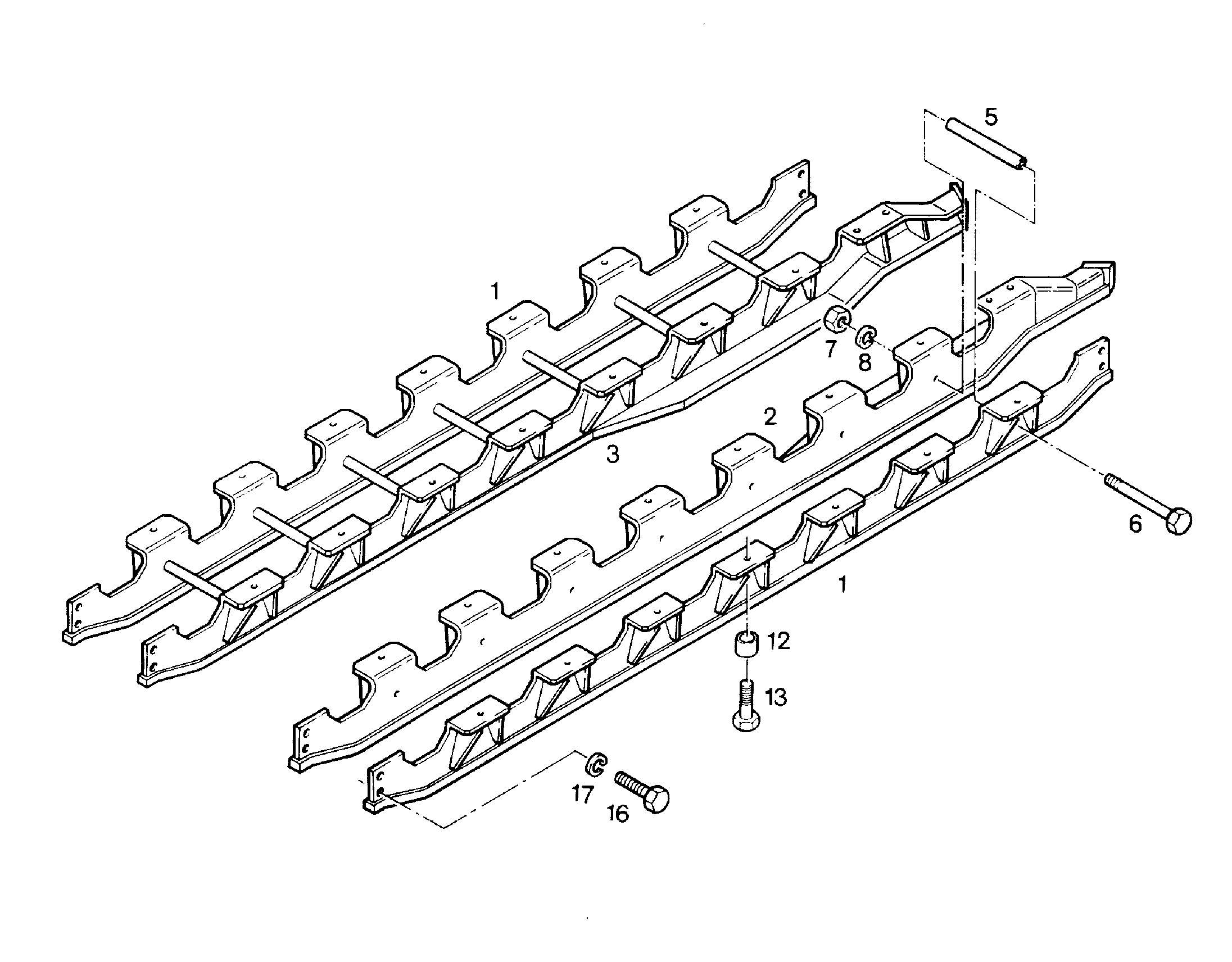 НАРУЖНЫЙ КОЖУХ ЦЕПИ 9787373 LIEBHERR