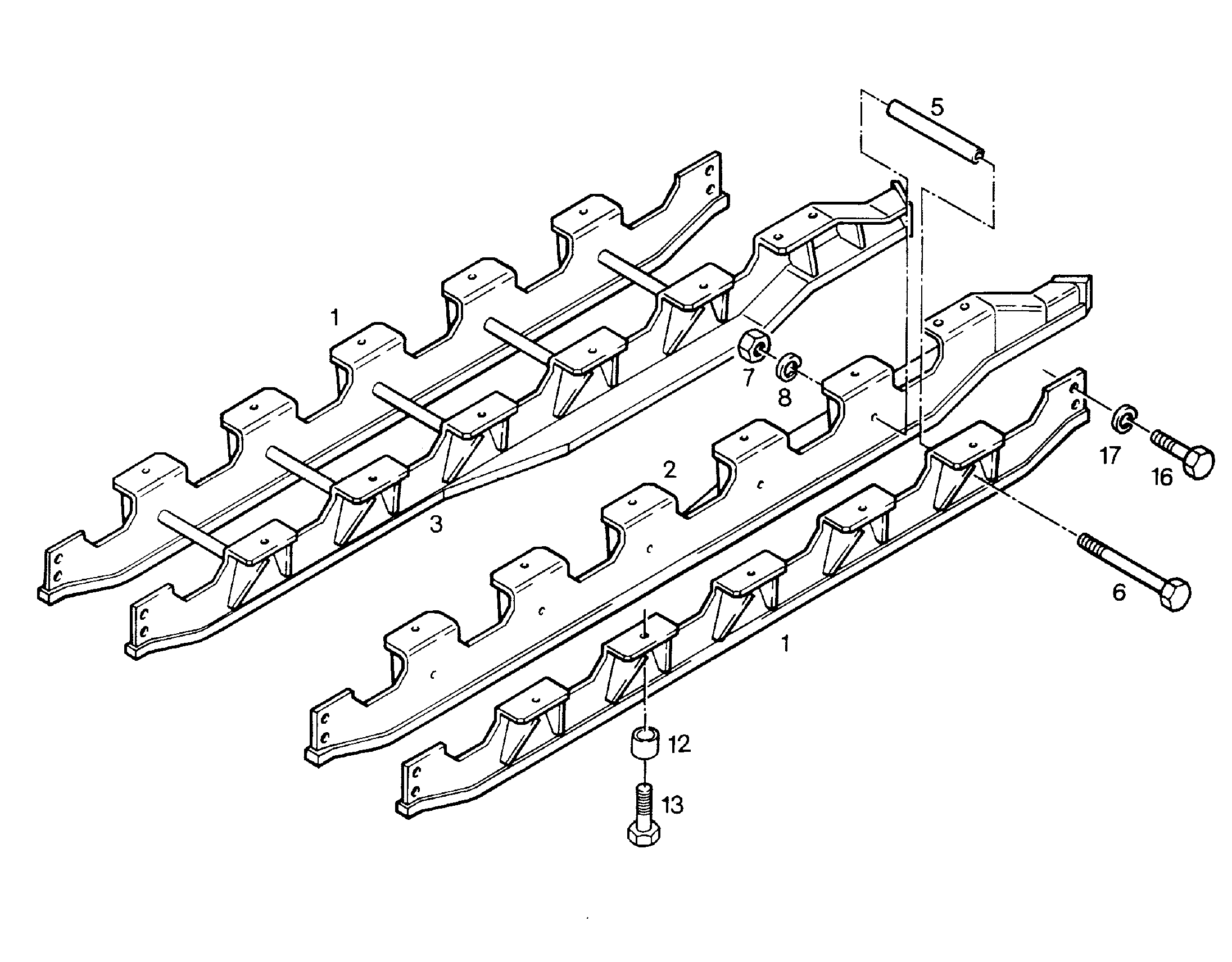 НАРУЖНЫЙ КОЖУХ ЦЕПИ 9787357 LIEBHERR
