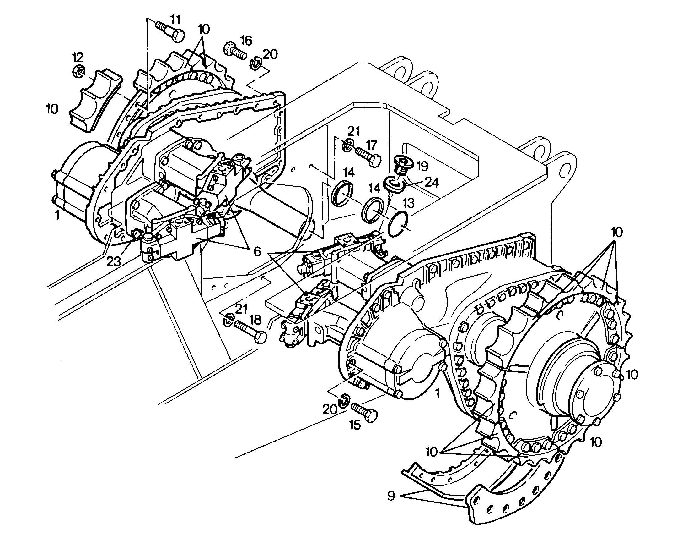 БОЛТ С ШЕСТИГРАННОЙ ГОЛОВКОЙ ISO 4017 M20X65 8.8 A3C 4601343 LIEBHERR