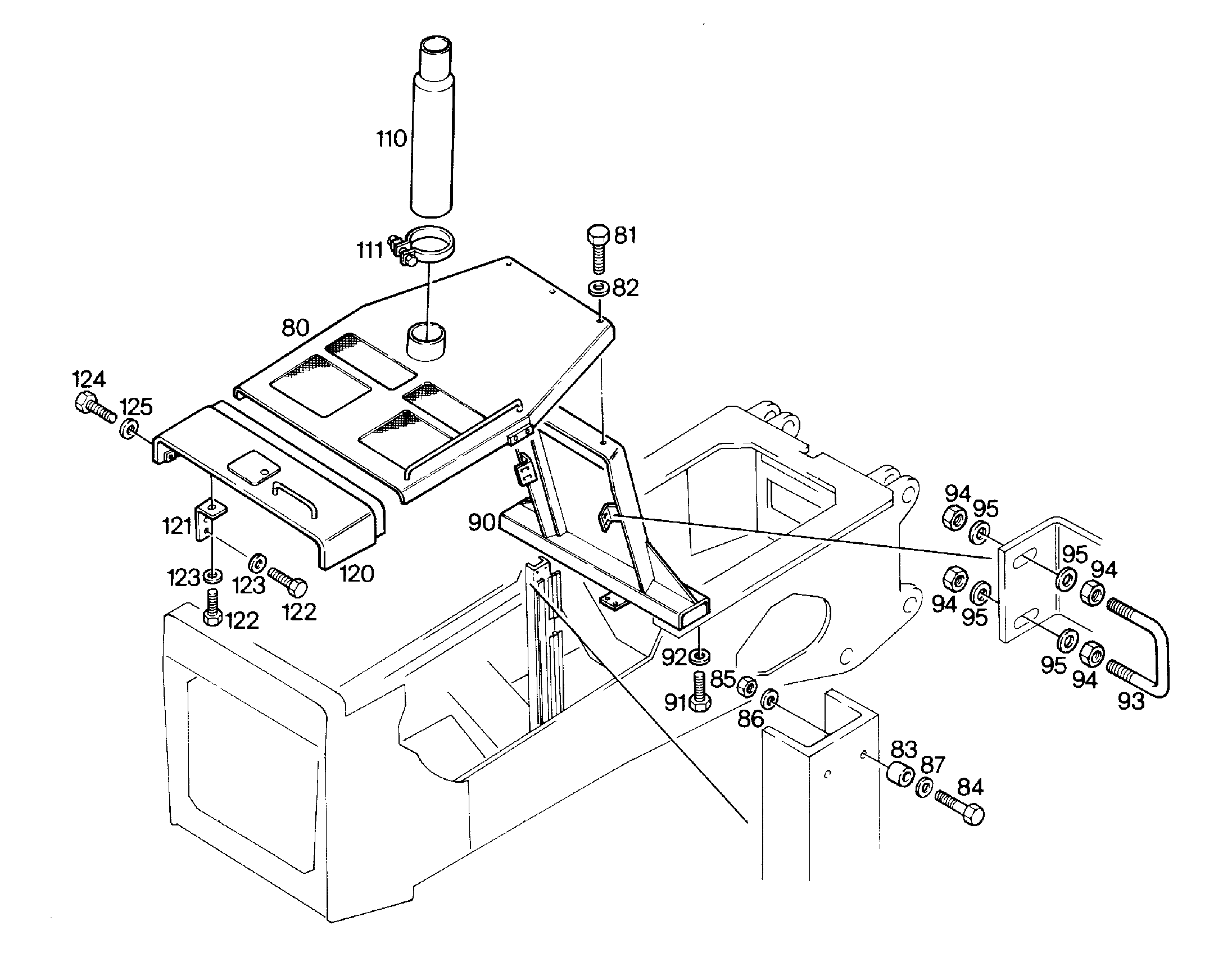 СКОБА DIN 3016-2 G1 197X20 W1-2 7411330 LIEBHERR