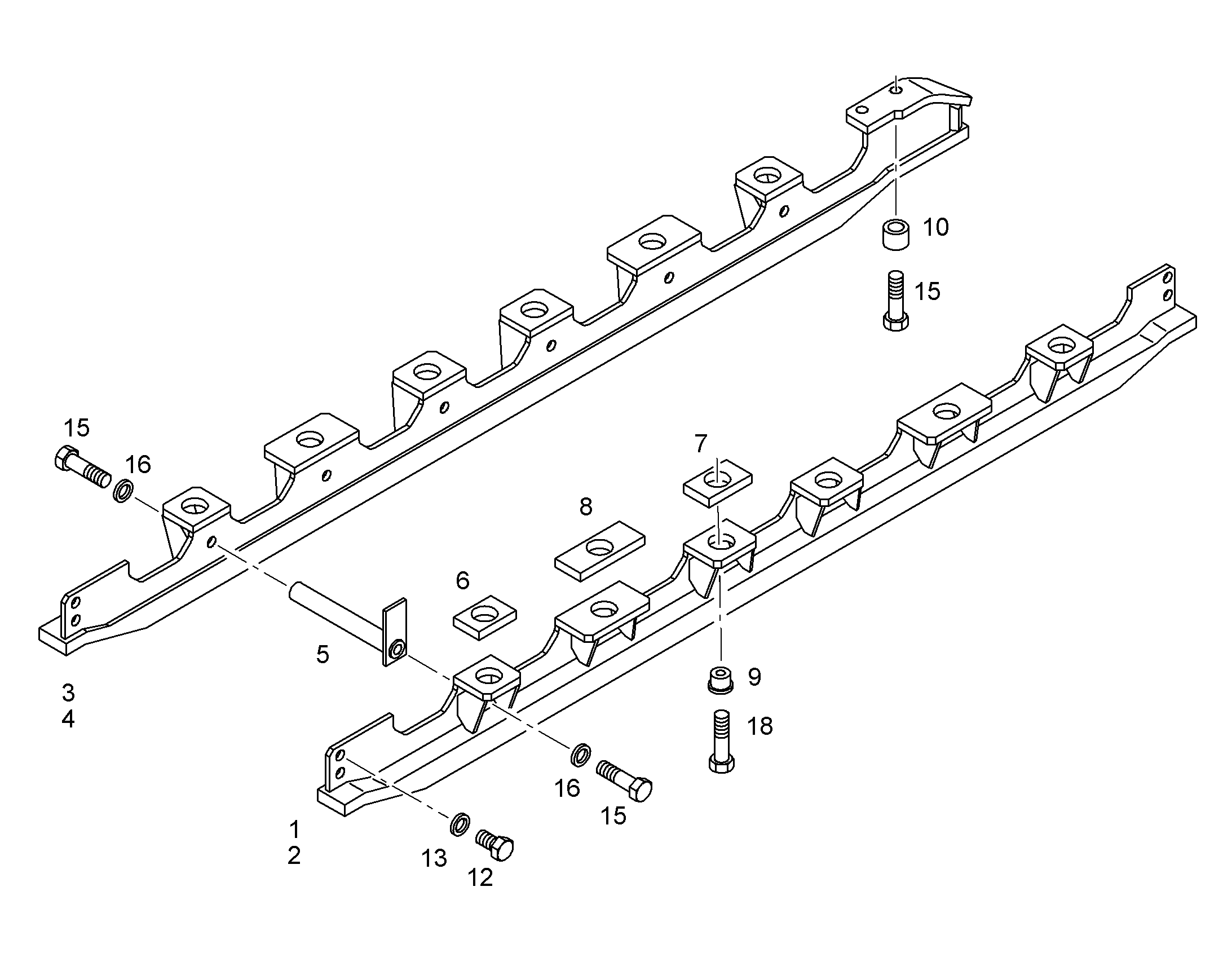 ПЛАНКА 9789606 LIEBHERR