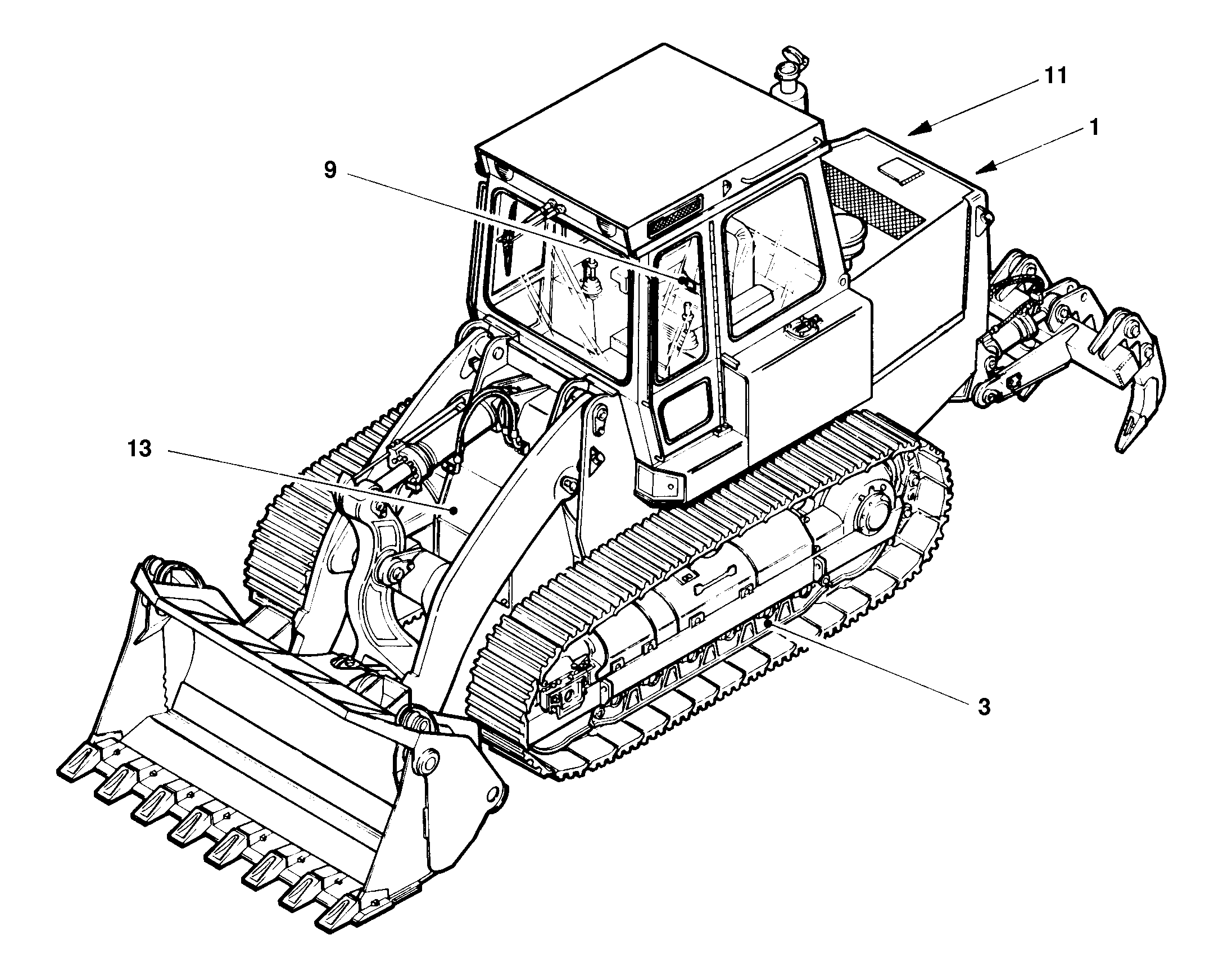 СРЕДНЯЯ НАПРАВЛЯЮЩАЯ ГУСЕНИЦЫ 9036597 LIEBHERR