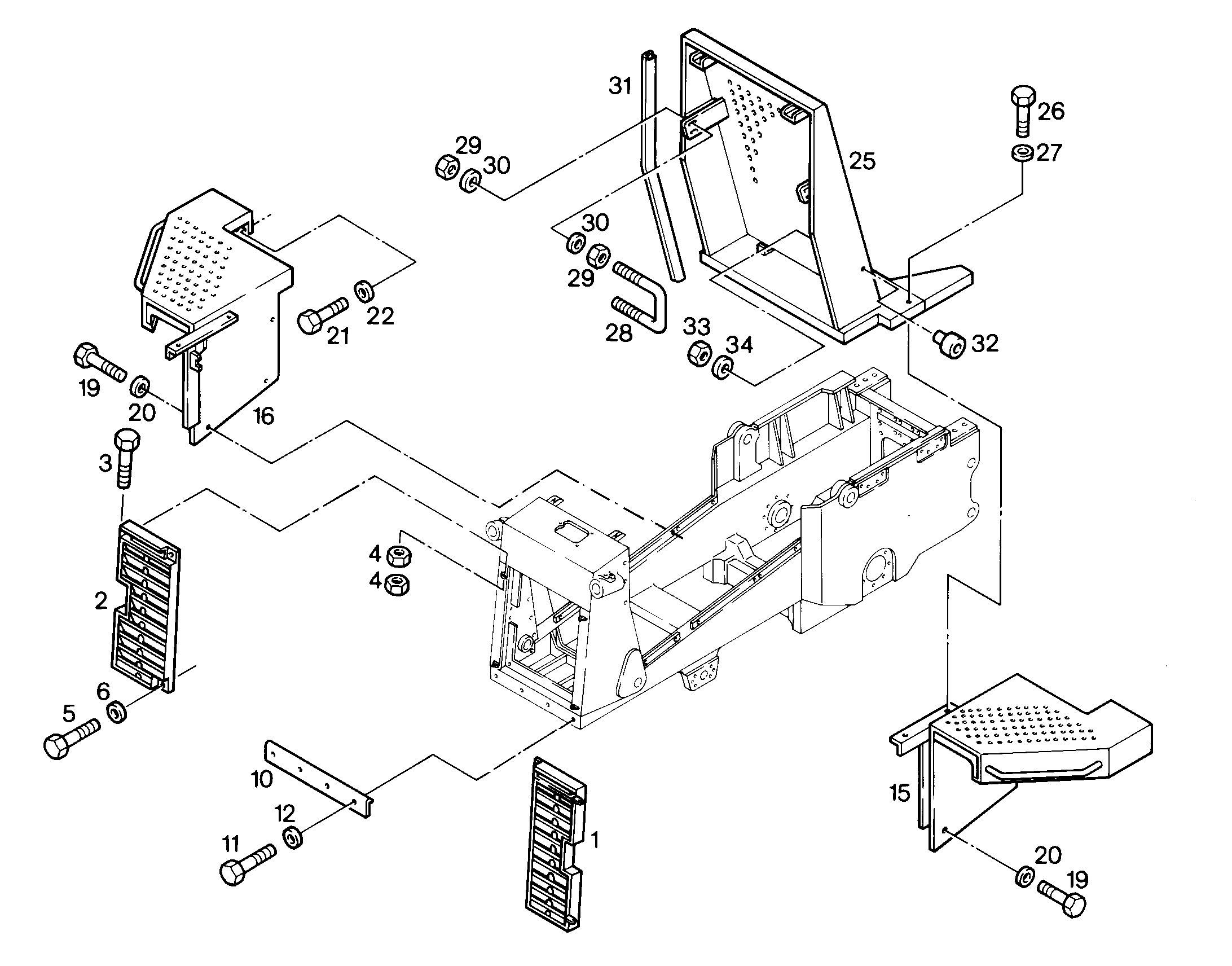 ДОРАБОТКА ПОДНОЖКИ СЛЕВА 9789259 LIEBHERR