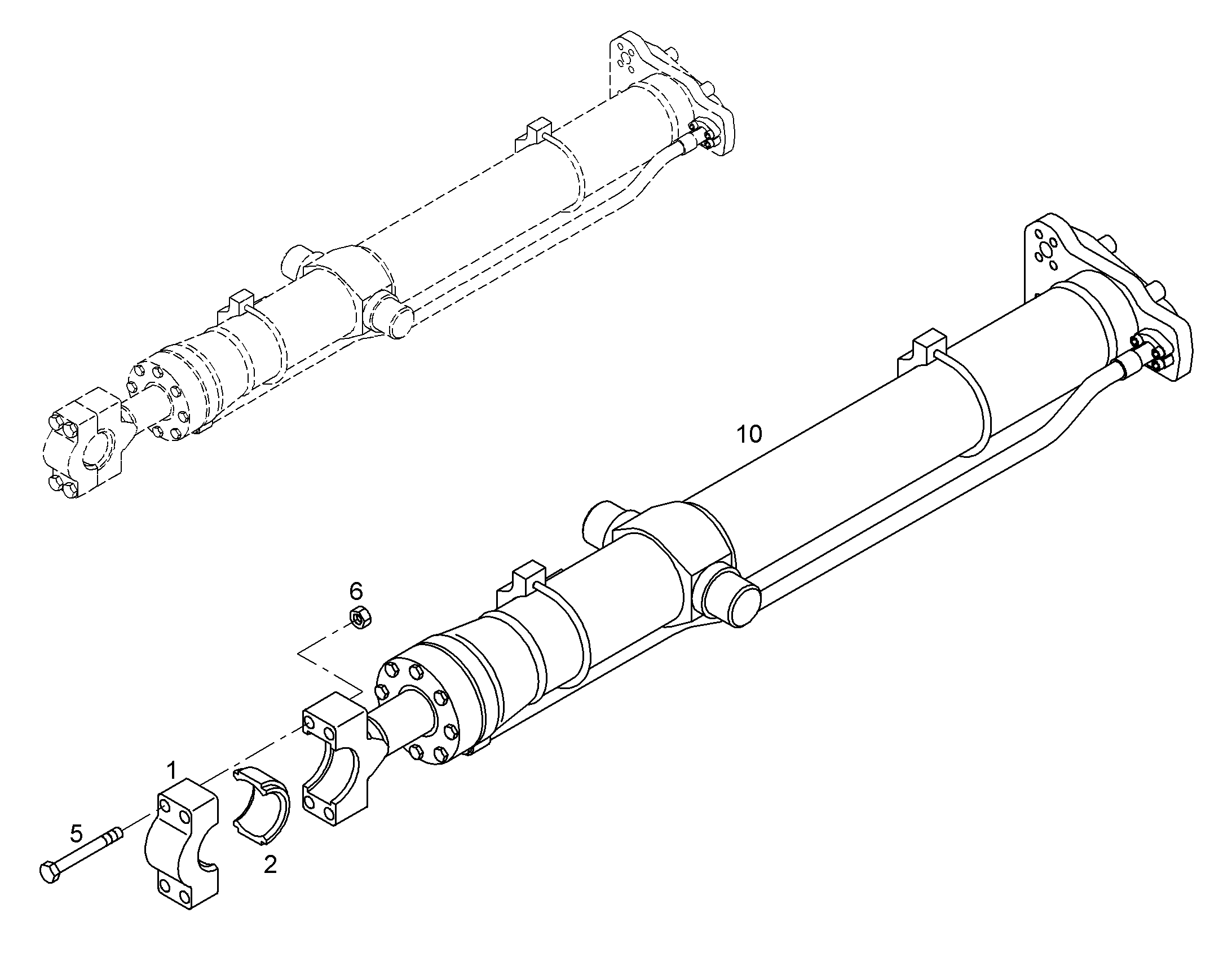 ГИДРОЦИЛИНДР 9240559 LIEBHERR