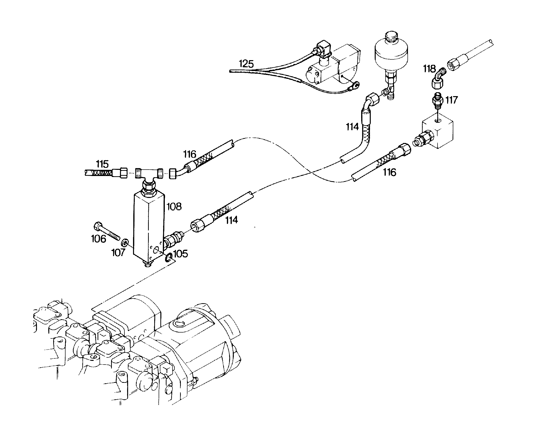 ШЛАНГ 20X1770 7411801 LIEBHERR
