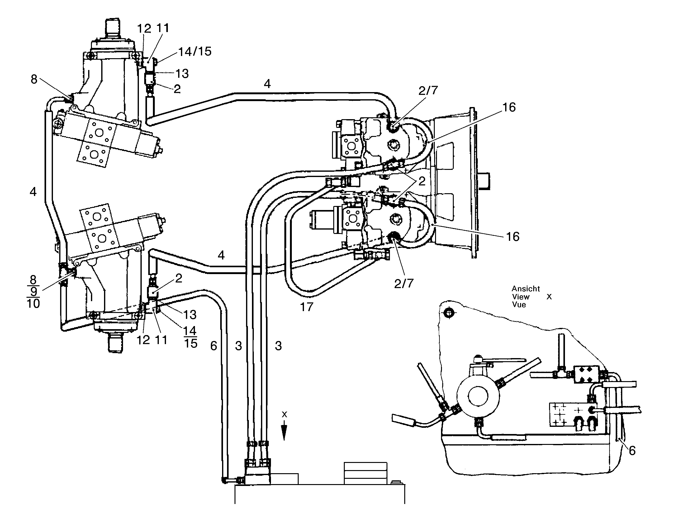 БОЛТ ПОЛЫЙ 18-3 4601472 LIEBHERR