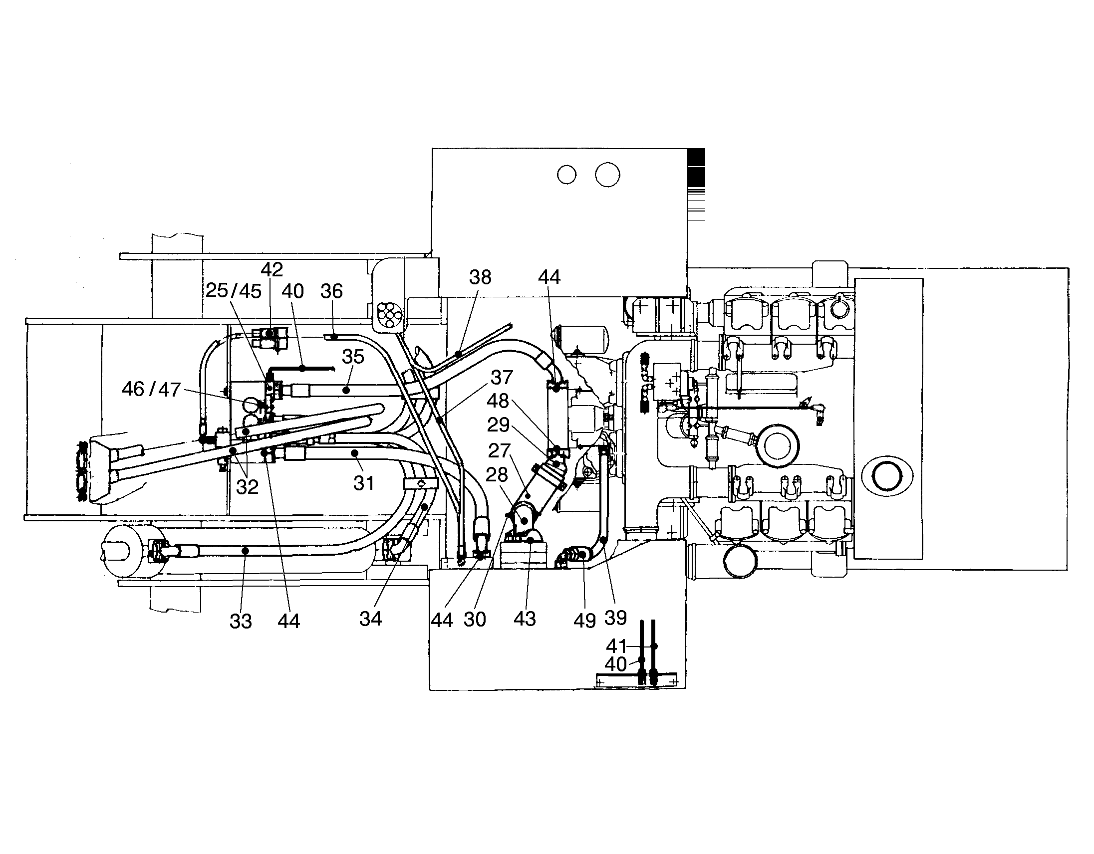 ШЛАНГ 25X1135 7412107 LIEBHERR