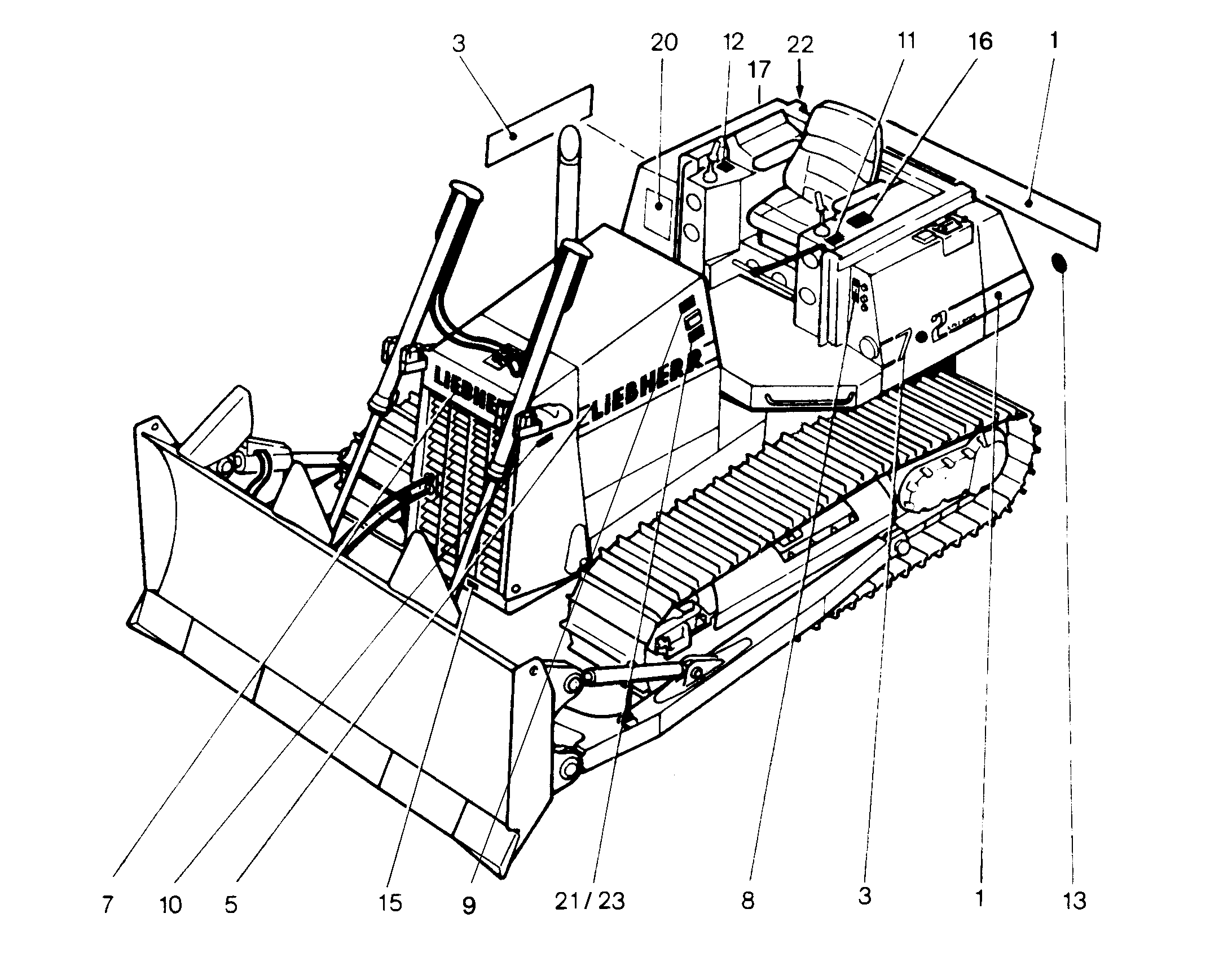 СХЕМА СМАЗКИ 9797725 LIEBHERR